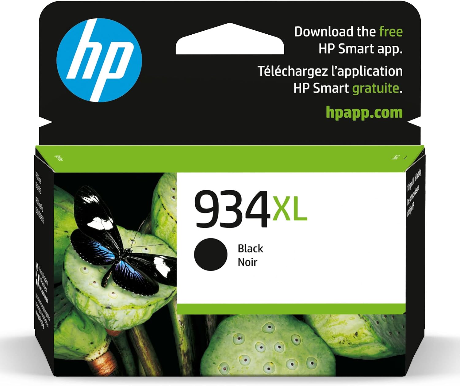 HP Original 935 Cyan, Magenta, Yellow / 934XL Black Ink Cartridges (4-Pack) | Works OfficeJet 6810; OfficeJet Pro 6230, 6830 Series | N9H66FN