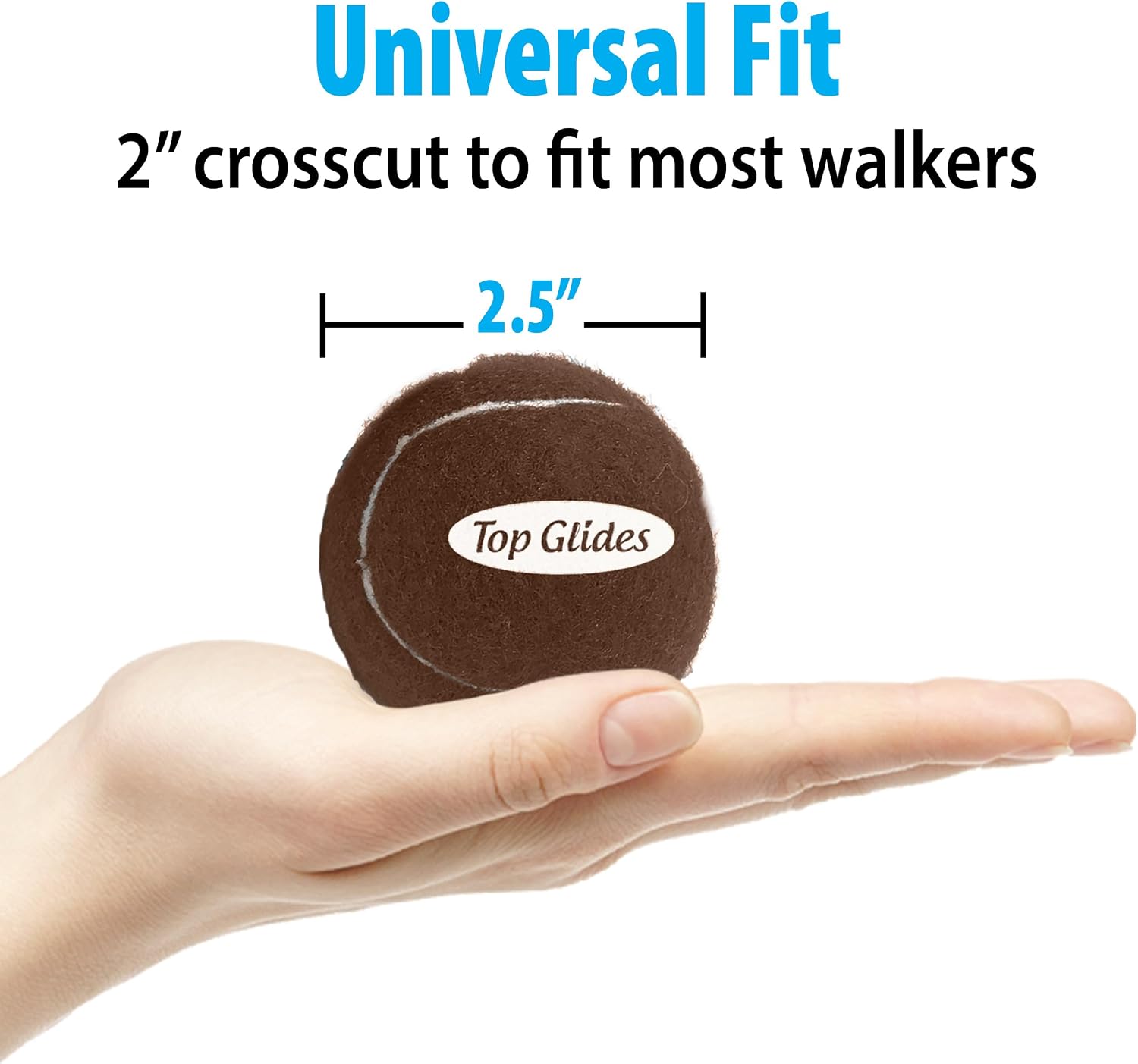Top Glides Precut Walker Tennis Ball Glides