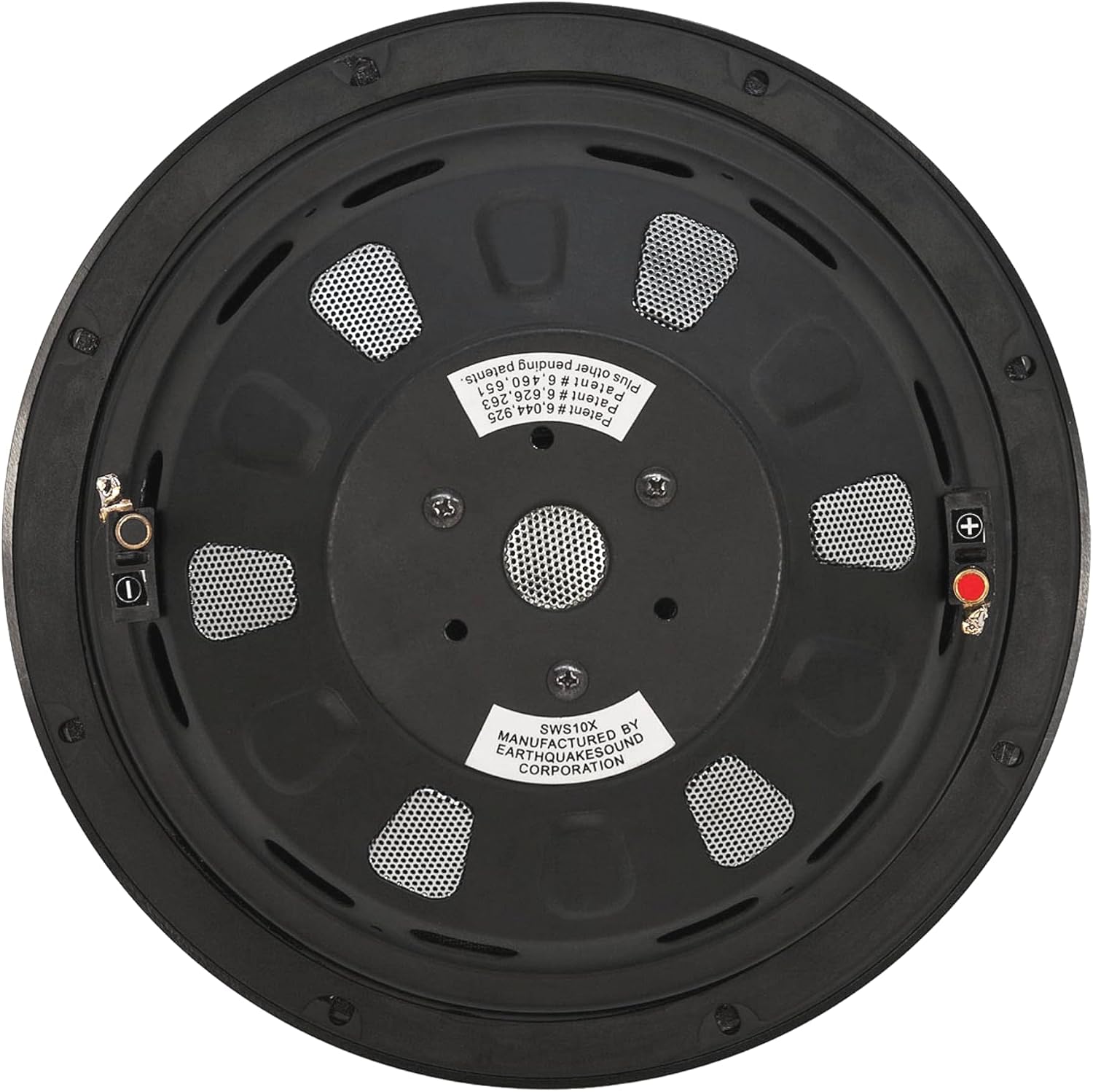Earthquake Sound i82SWS 8-inch Shallow Woofer System Under-the-Seat Subwoofers with Gaskets, 2-Ohm (Pair)