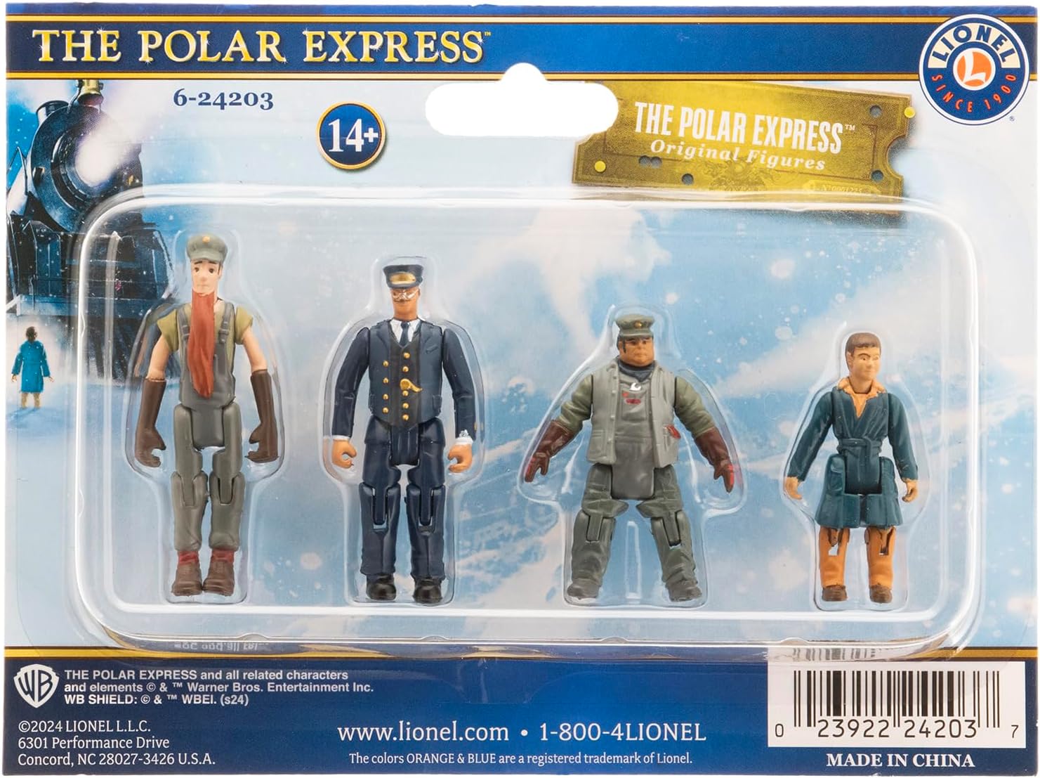 Lionel Trains - The Polar Express People Pack, O Gauge, People: Santa, Billy, Hero Girl, Hobo