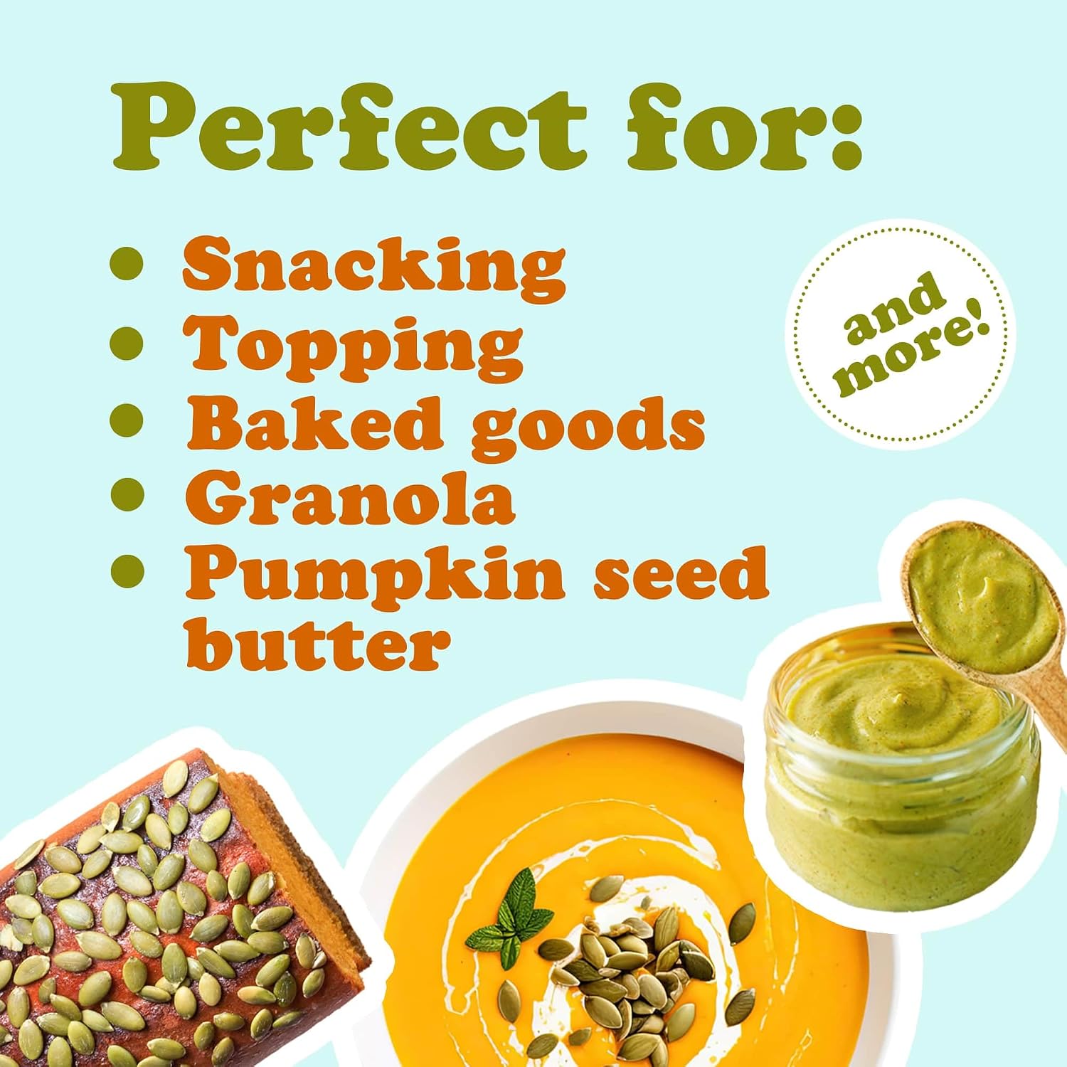 Food to Live Organic Raw Pepitas, 18 Pounds — Non-GMO, Pumpkin Seed Kernels, Unsalted, No Oil, No Shell, Vegan, Kosher, Bulk. Keto Snack.