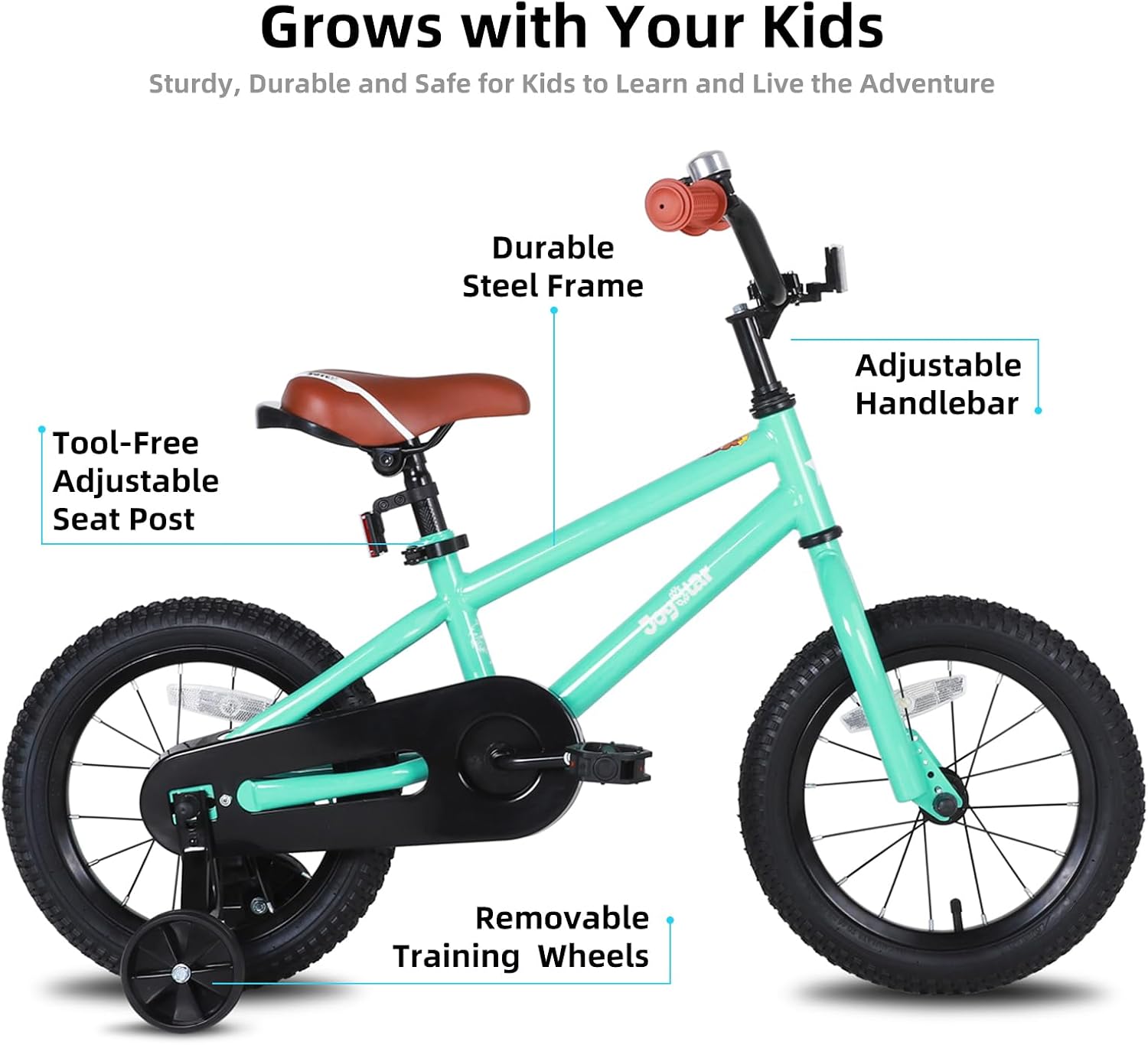 JOYSTAR Kids Bike for Ages 2-12 Years Boys Girls BMX Style Bicycle | 12-20 Inch Kids Bike with Training Wheels, Children Bicycle for Kids & Toddler