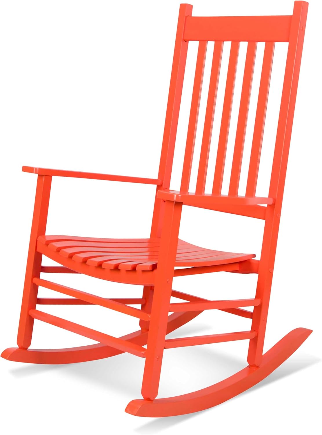 Shine Company 4332WT Vermont Porch Rocker, White (2nd Gen)