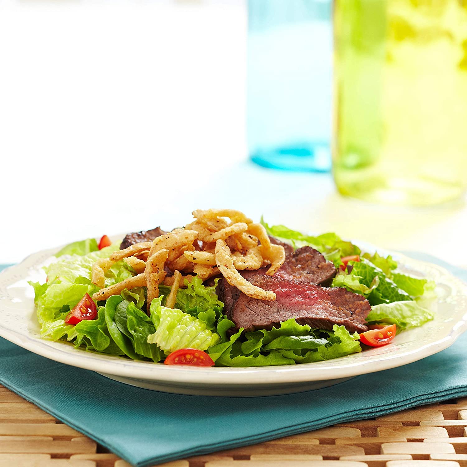 Fresh Gourmet Crispy Onions | 24 Ounce | Low Carb | Crunchy Snack and Salad Topper