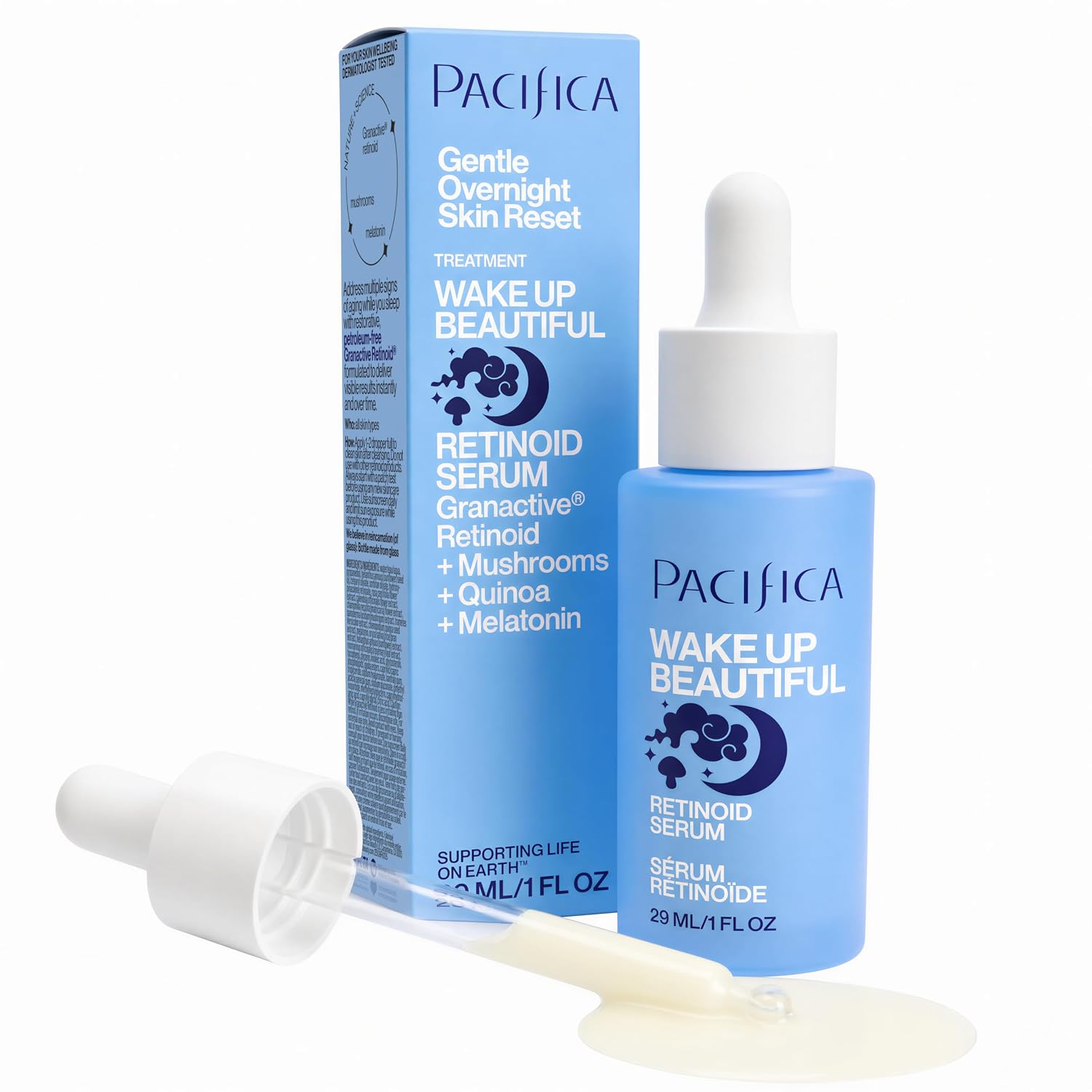 Pacifica Vitamin C Serum for Face – Glow Baby Brightening Facial Serum with Glycolic Acid – Vitamin C Booster Skin Care, Dark Spot Corrector, Vegan Skincare for Glowing Skin, Dermatologist Tested