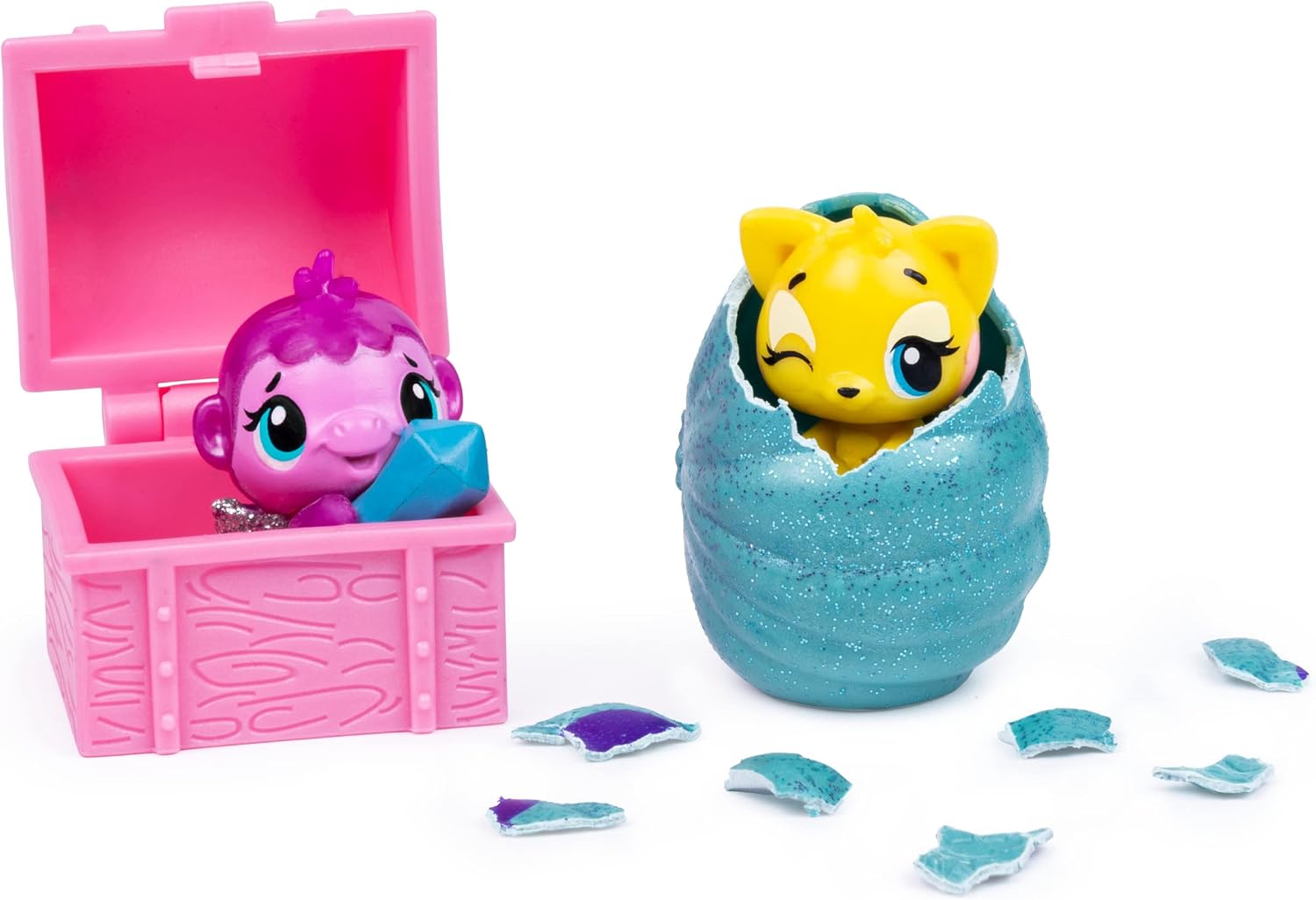 Hatchimals CollEGGtibles, Coral Castle Fold Open Playset with Exclusive Mermal Character (Amazon Exclusive Set), Girl Toys