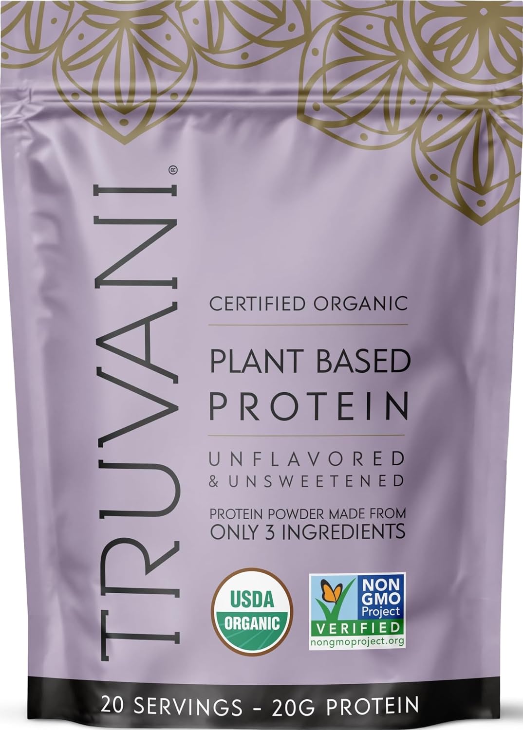 Truvani Organic Plant Based Protein Powder | Chocolate Peanut Butter