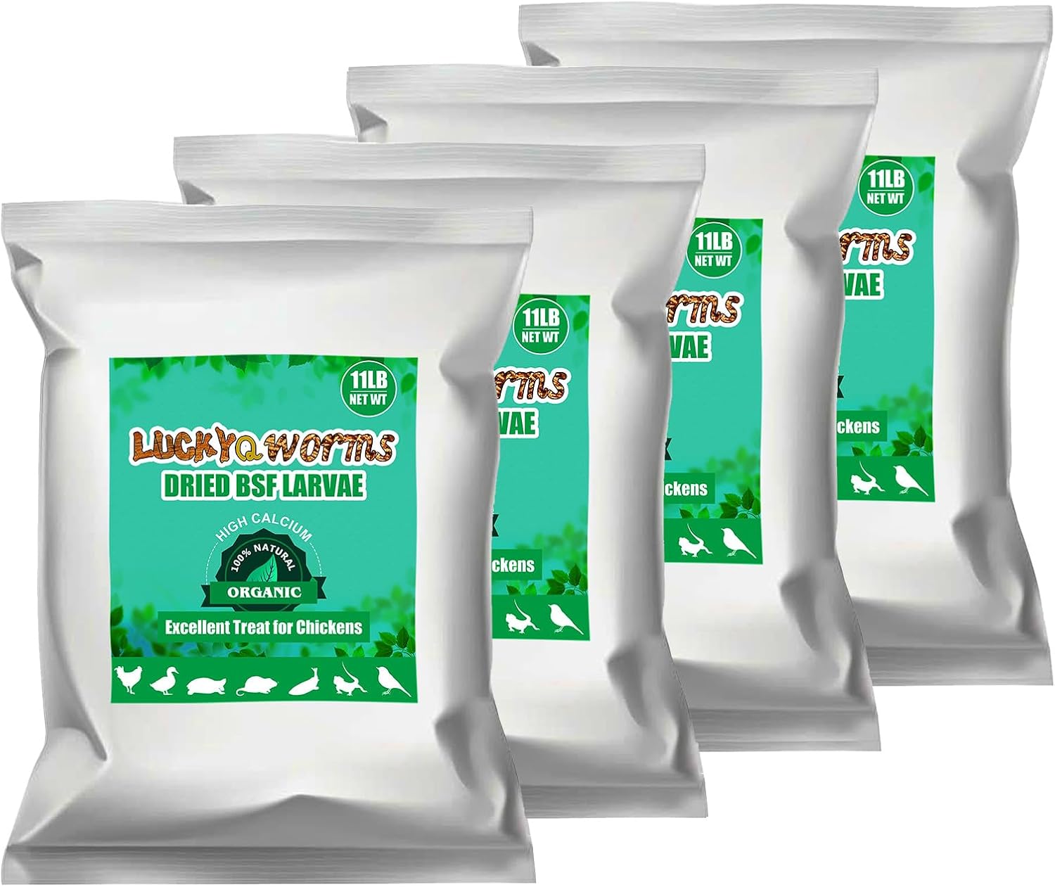 20lb Dried Mealworms for Chickens Duck High Protein Birds Treat