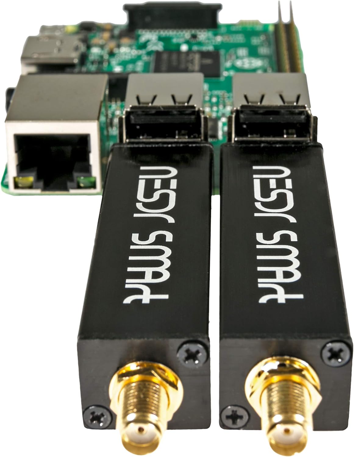 Nooelec RTL-SDR v5 SDR - NESDR Smart HF/VHF/UHF (100kHz-1.75GHz) Software Defined Radio. Premium RTLSDR w/ 0.5PPM TCXO
