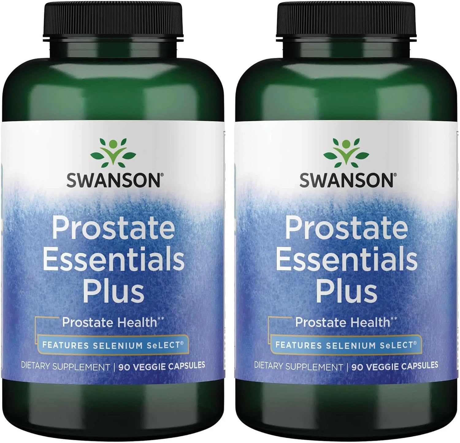 Swanson Prostate Essentials Plus Herbal Supplement for Men Over 40 Seeking Urinary and Prostate Health (180 Veggie Capsules)