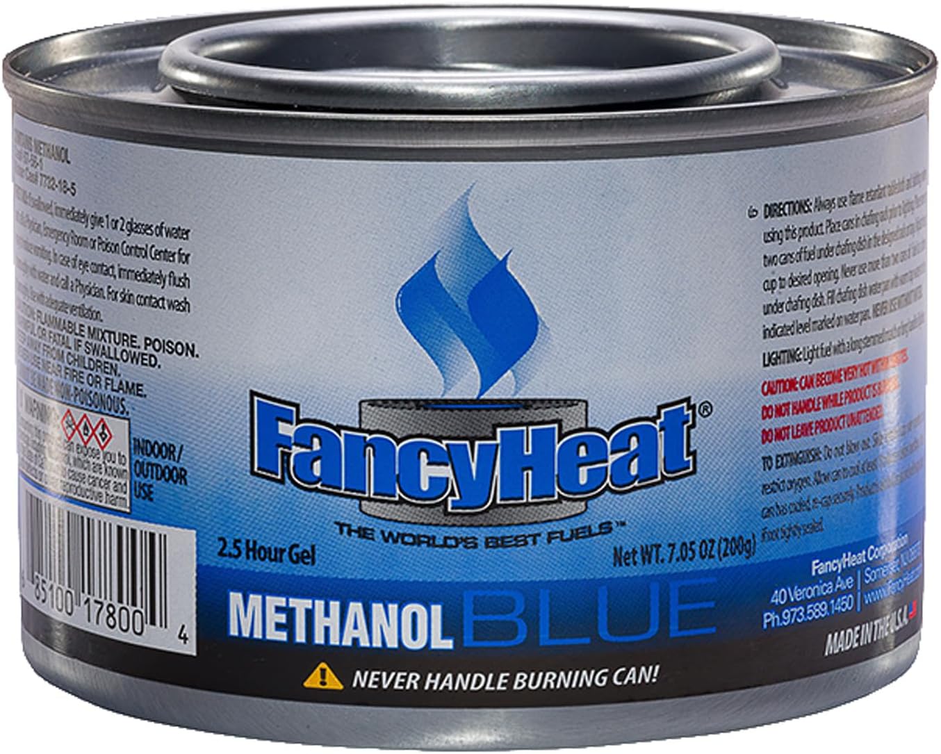 Methanol 7-Ounce Entertainment Cooking Fuel, 12 -Pack Gel Chafing Cans