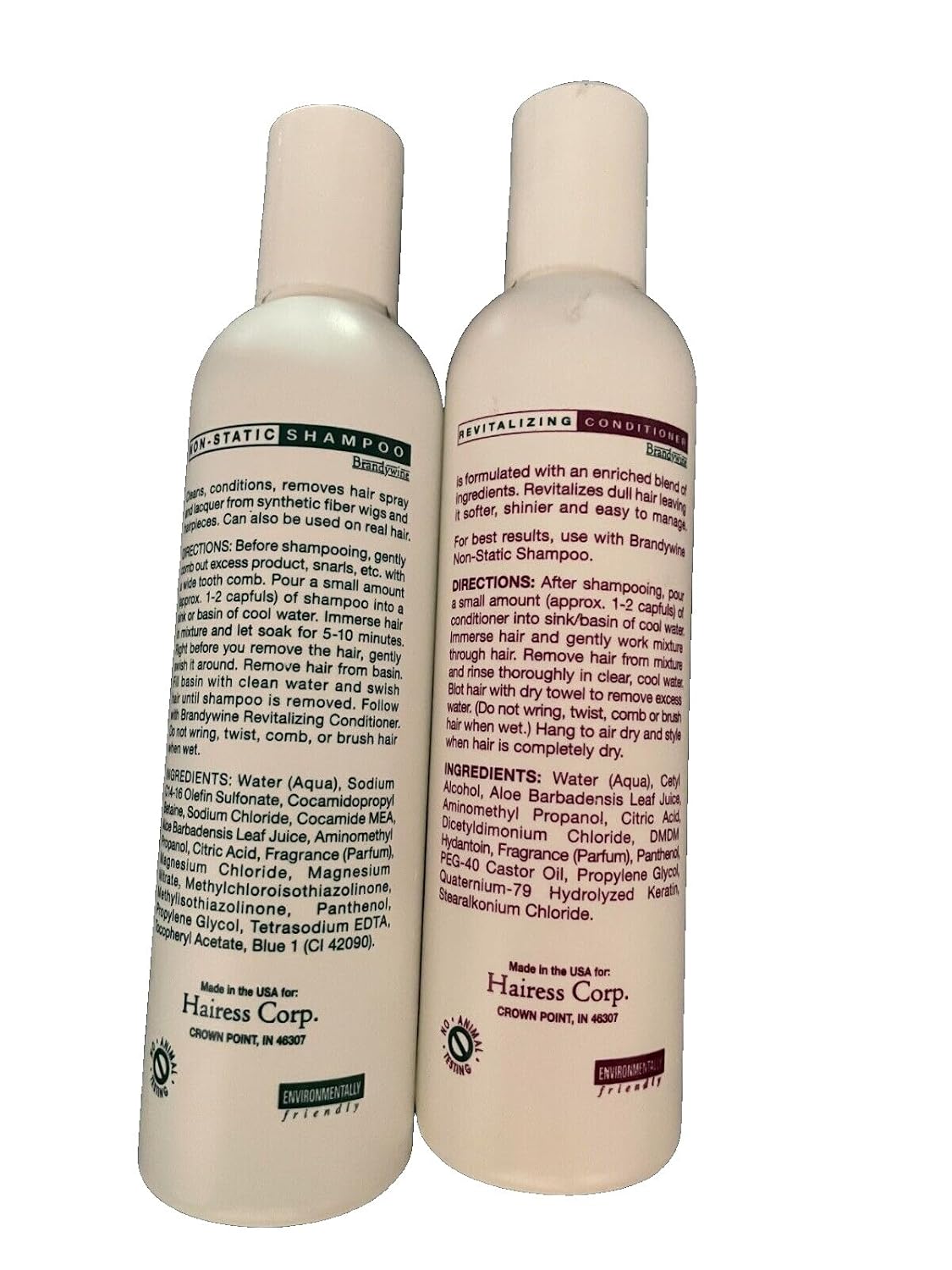 Anti Static Shampoo & Revitalizing Conditioner 8 Ounce, Value Pack Bundle 2 items