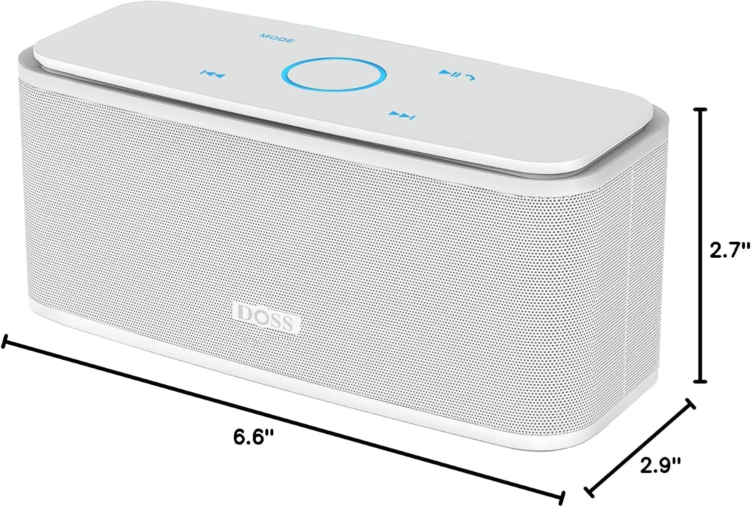 DOSS SoundBox Touch Wireless Bluetooth Speaker-12W HD Sound with Rich Bass