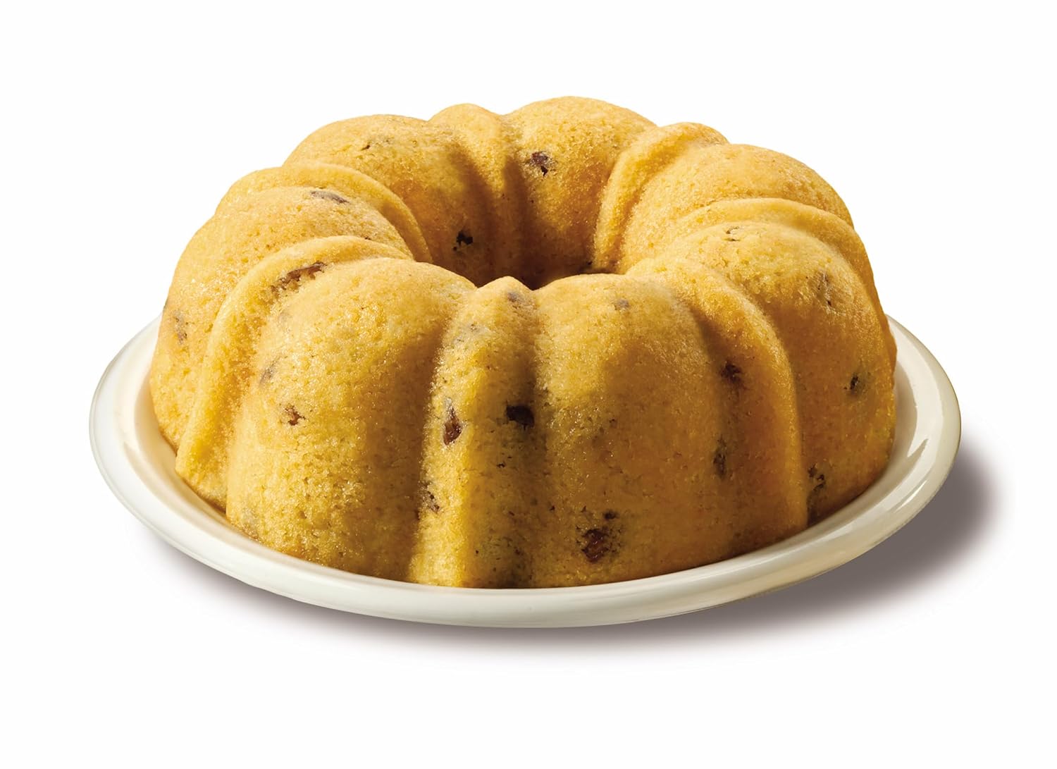Dockside Market Banana Nut Bundt Cake - Tropical Fruit Cake Dotted with Crunchy Chopped Pecans. Perfect Gourmet Gift for Gift Baskets, Birthdays, Parties - 24 oz