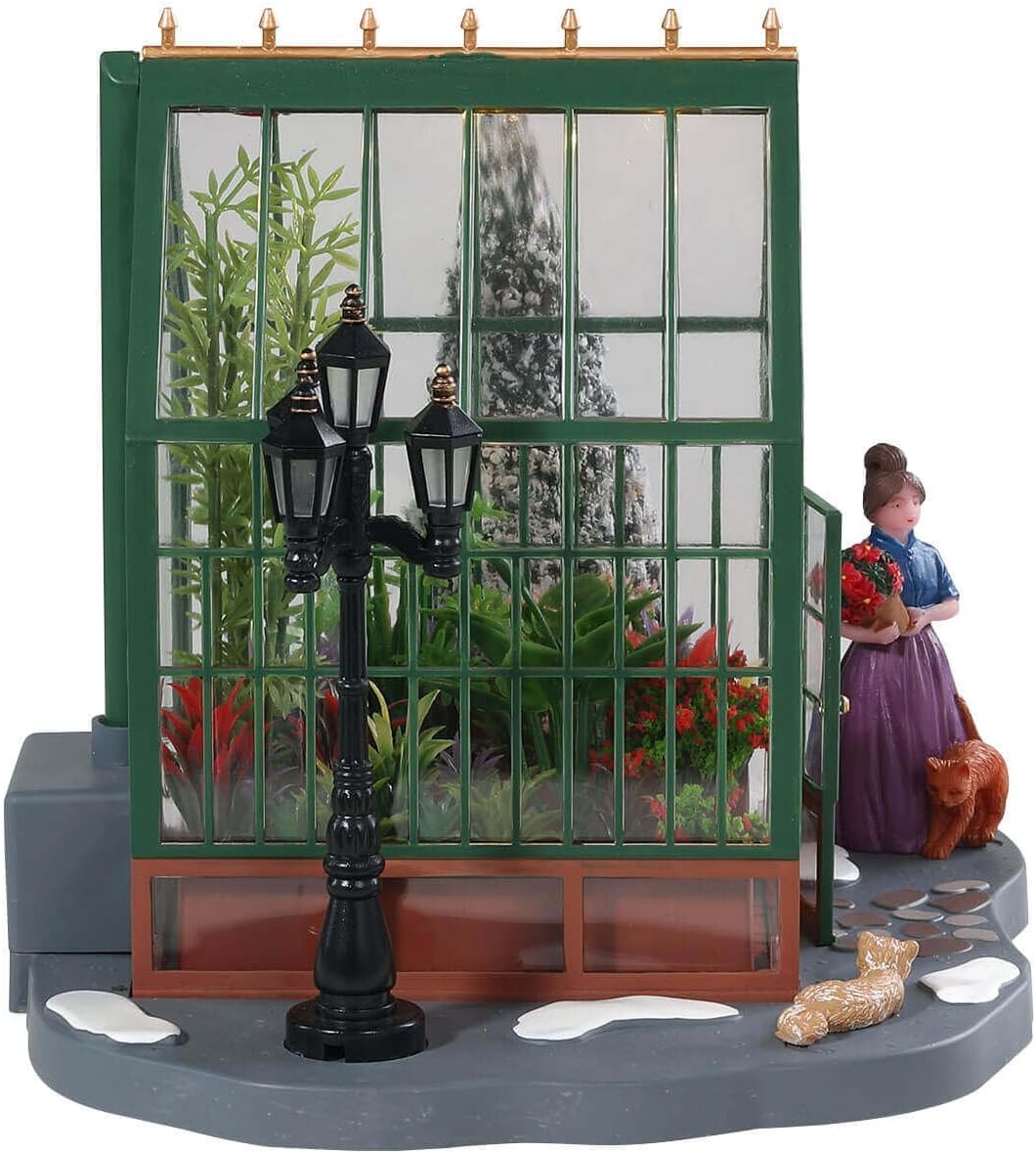 Lemax Christmas Village Victorian Greenhouse Battery Operated (4.5V) - 84347