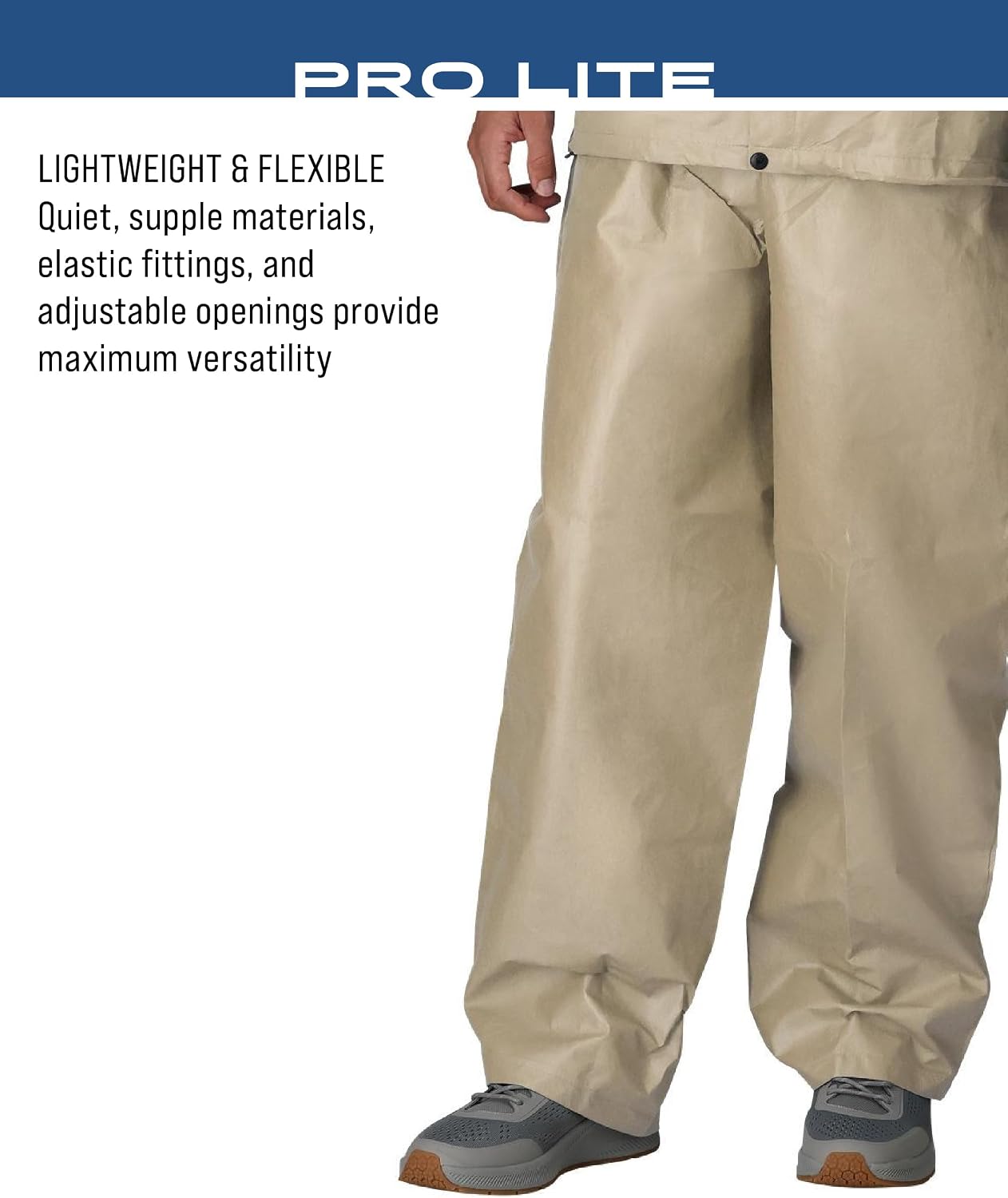 FROGG TOGGS Men's Pro Lite Rain Suit, Waterproof, Breathable, Dependable Wet Weather Protection, Carbon Black, XL/XXL