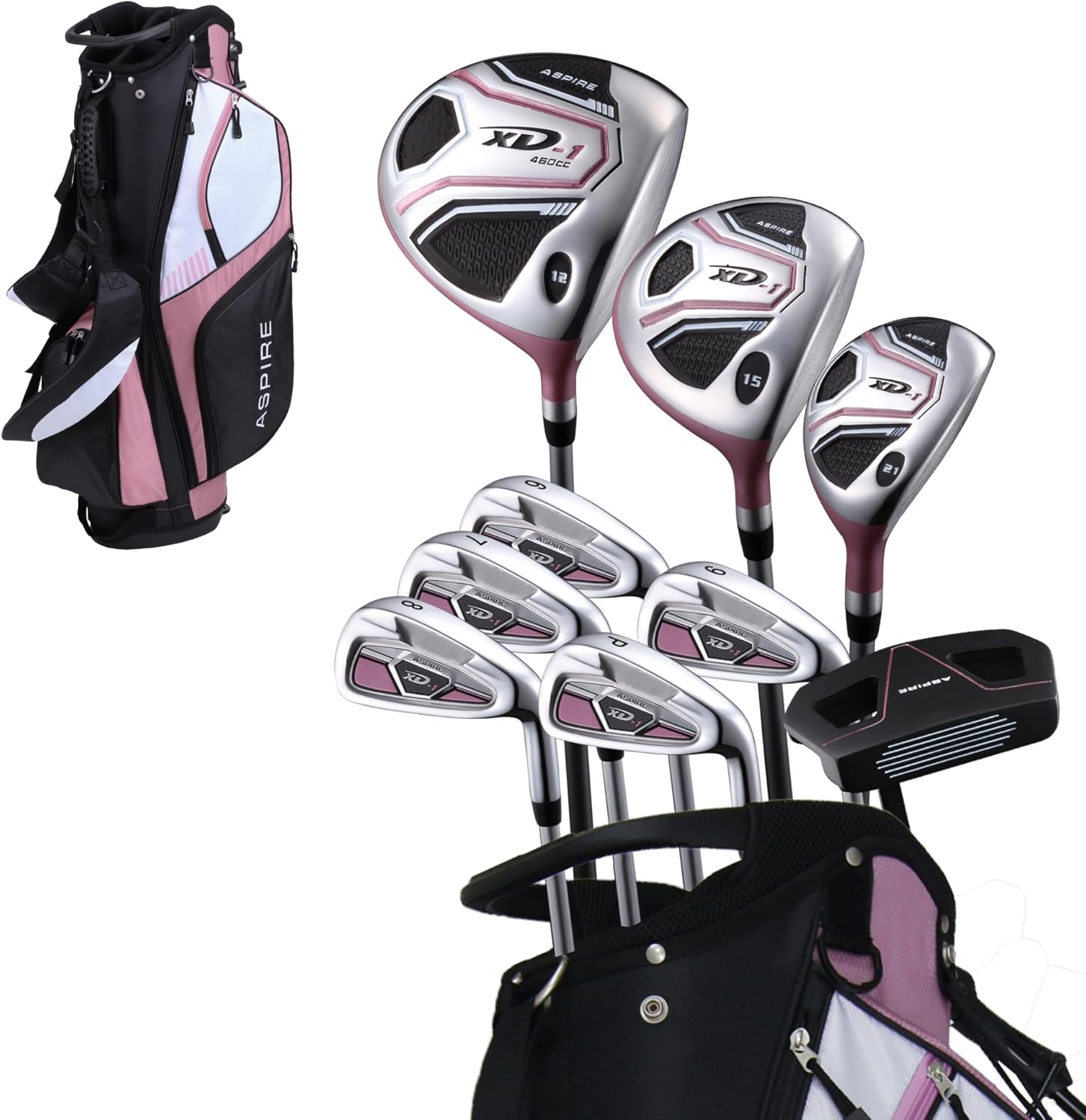 Aspire XD1 - Women's Golf Club Set - Pink