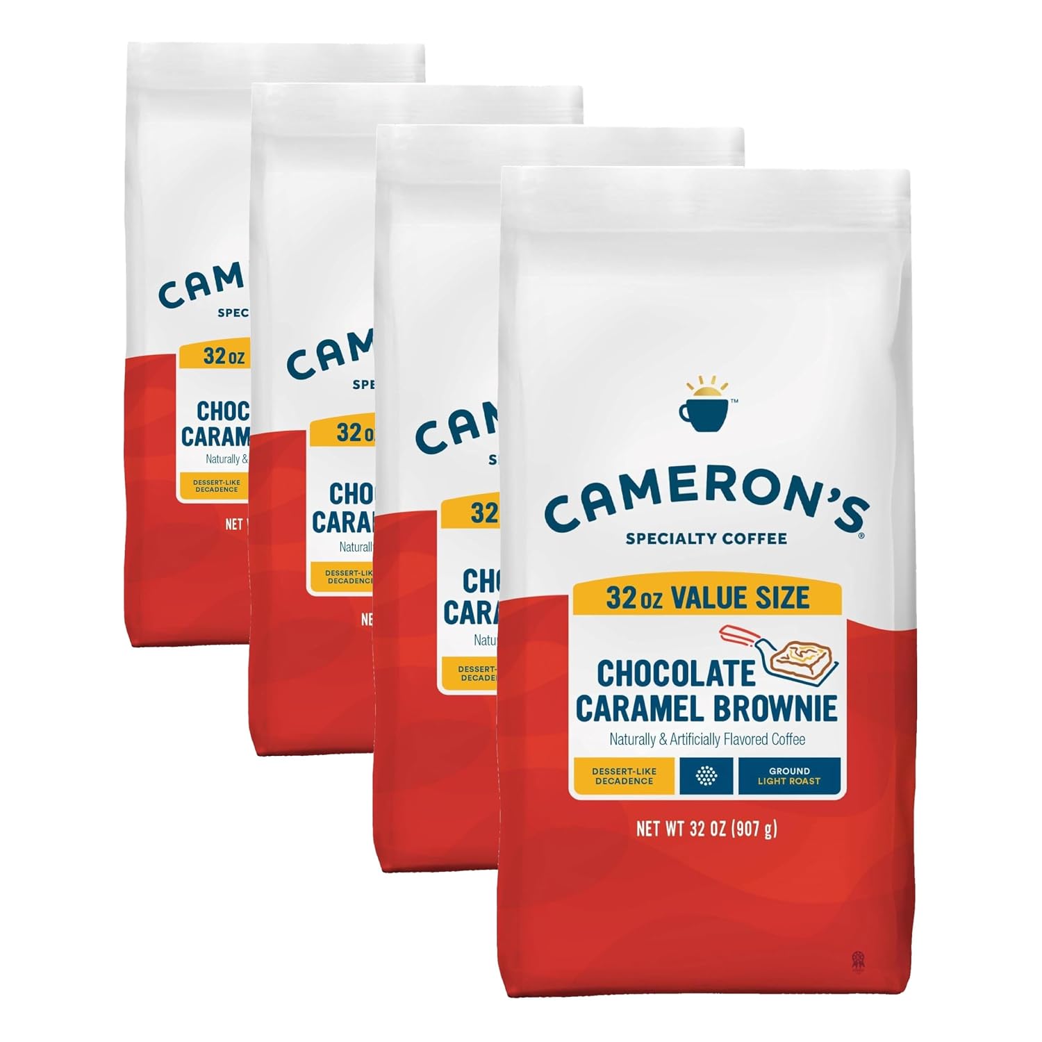Cameron's Coffee Roasted Ground Coffee Bag, Flavored, Vanilla Hazelnut, 32 Ounce