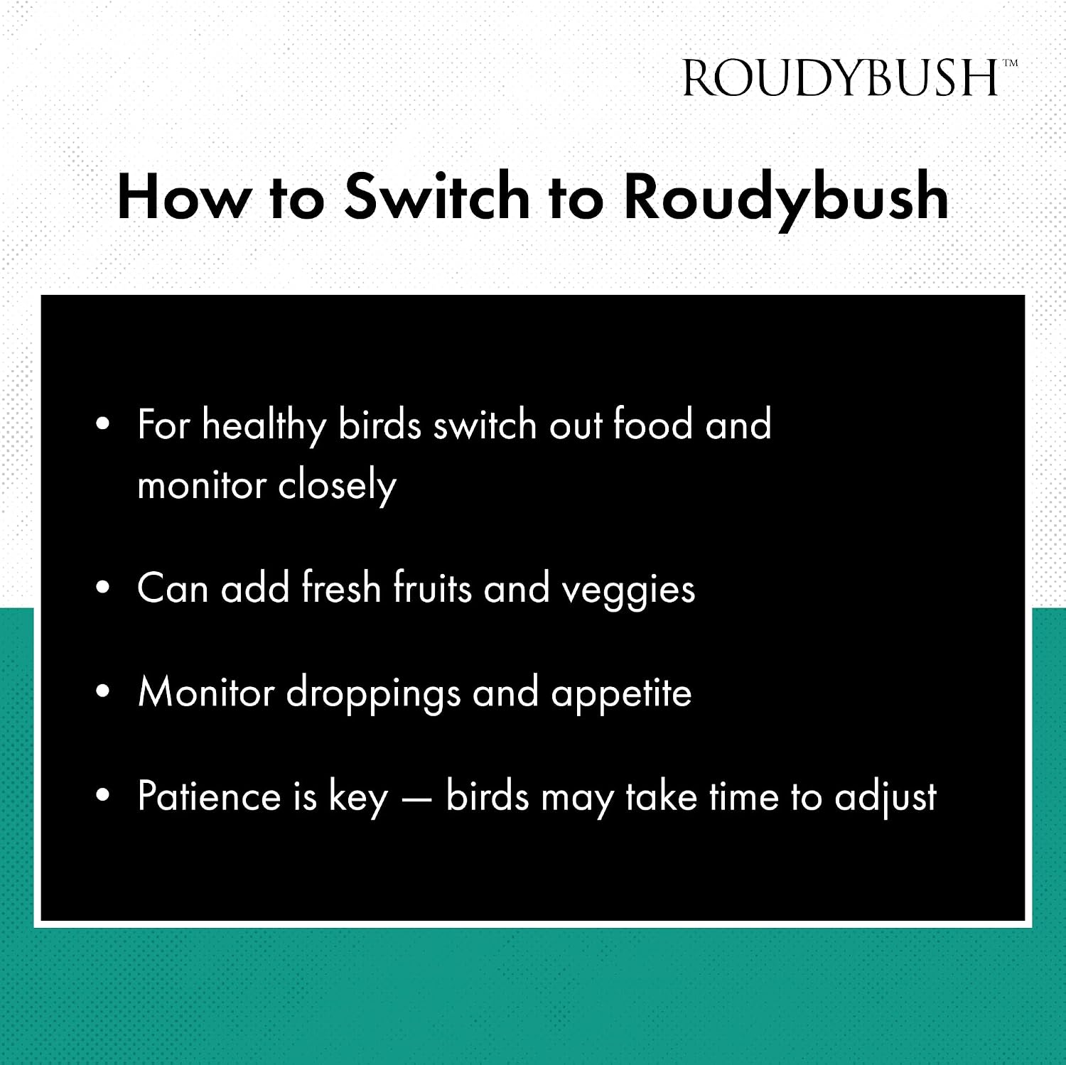 RoudyBush Daily Maintenance Food for Birds - Scientifically Formulated Bird Feed - Bird Food Pellets w/Corn, Wheat, Soy & More - Nutritious & Healthy Feed for Birds (Mini, 44oz)