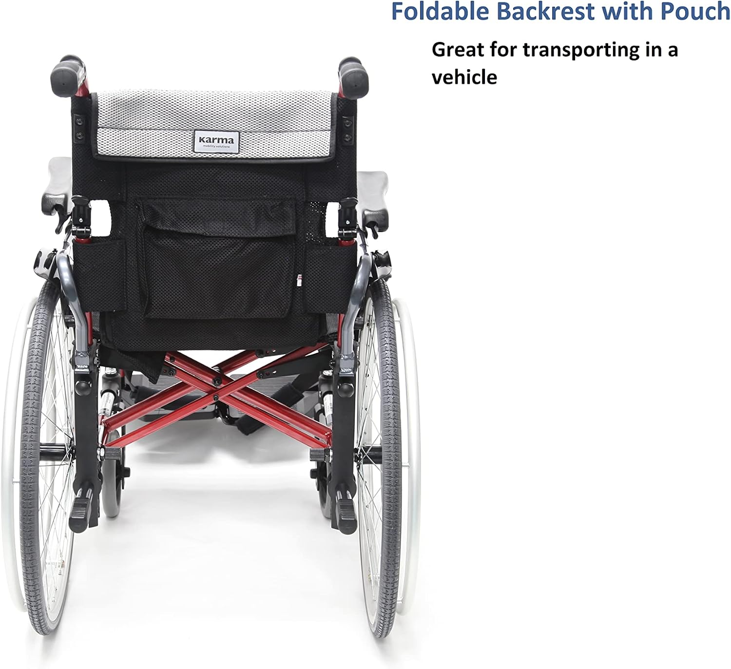 Karman 29 pounds S-305 Ergonomic Wheelchair 18" Pearl Silver
