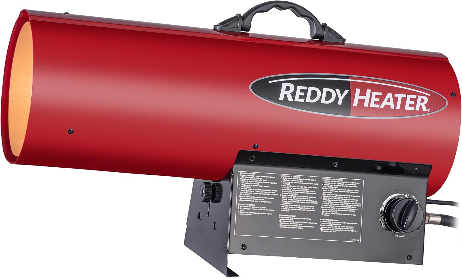 Reddy Heater 150, 000 BTU Forced Air Propane Heater - RFG150V | Outdoor Heater for Garage, Jobsite & Construction Site, Heat up to 3, 800 sq ft Area