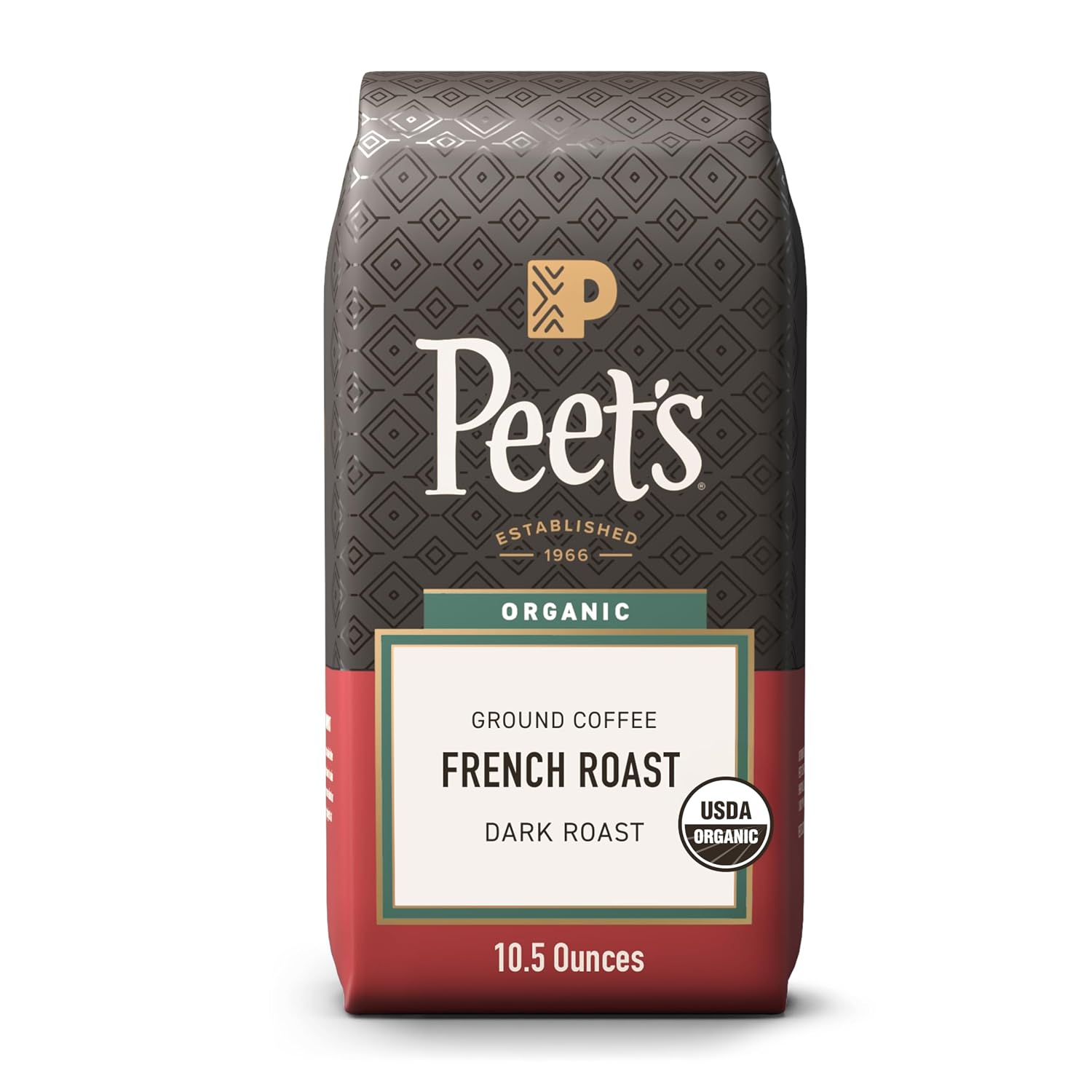Peet's Coffee, Dark Roast Ground Coffee, 100% Arabica Coffee - Major Dickason's Blend 18 Ounce Bag