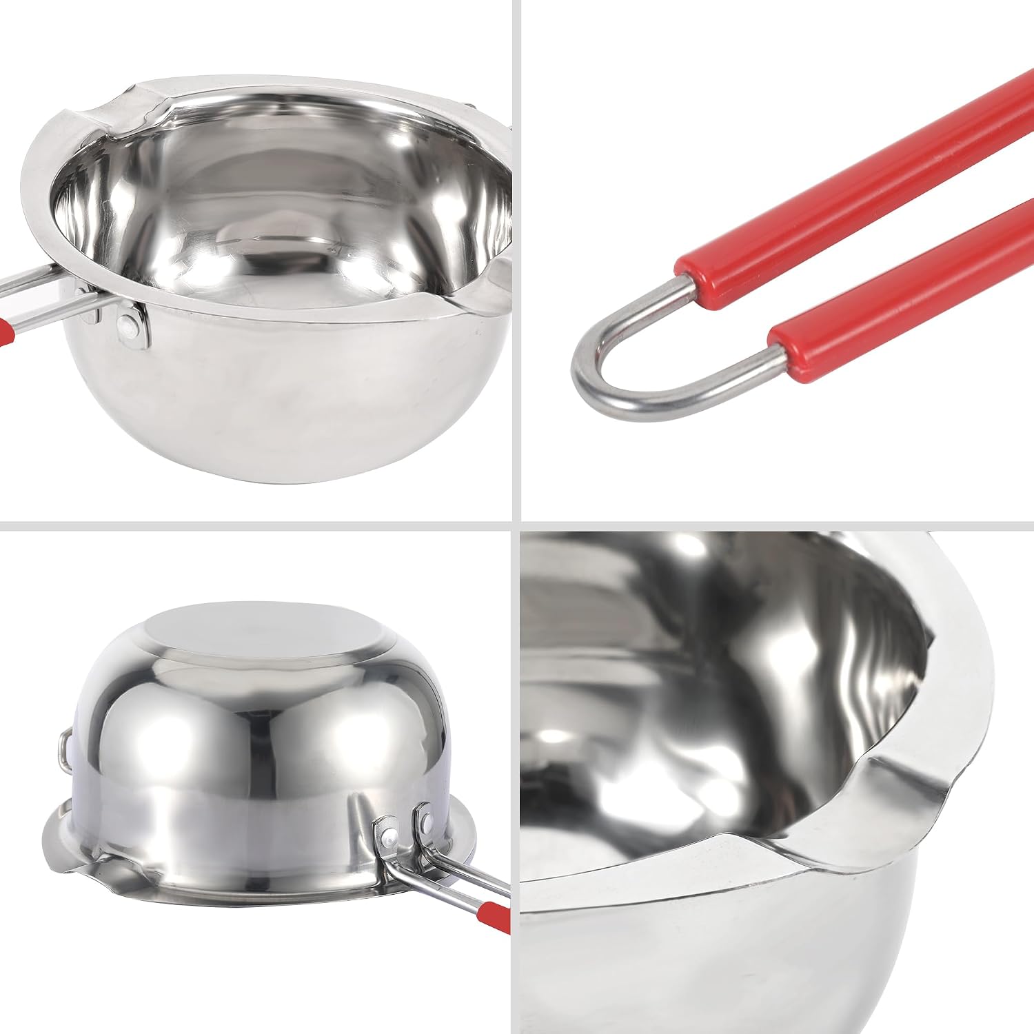 Stainless Steel Double Boiler Melting Pot, Double Boilers for Stove Top