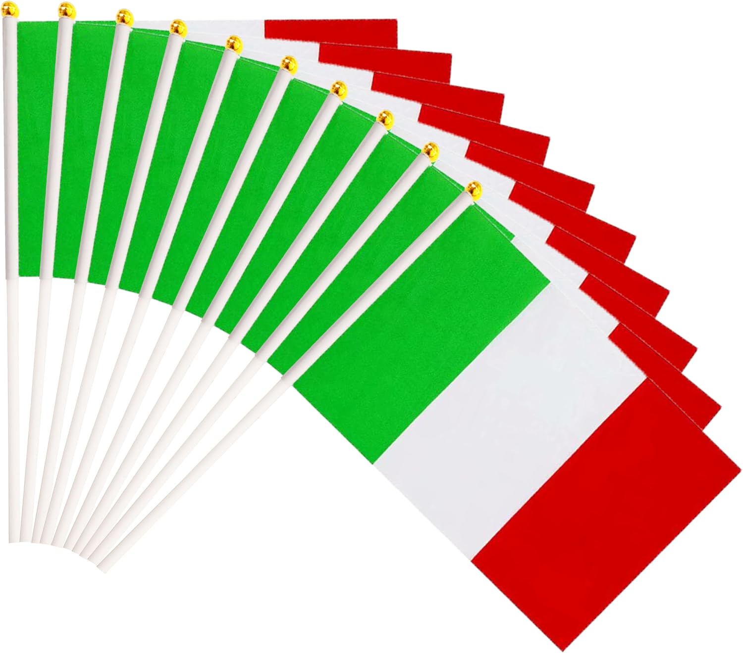 50 Pack Nicaragua Nicaraguan on Stick Flags,Small Mini Hand Held Nicaragua Nicaraguan Flags 5.5x8.3 Inch, Grand Opening, Carnival,Party Events Celebration