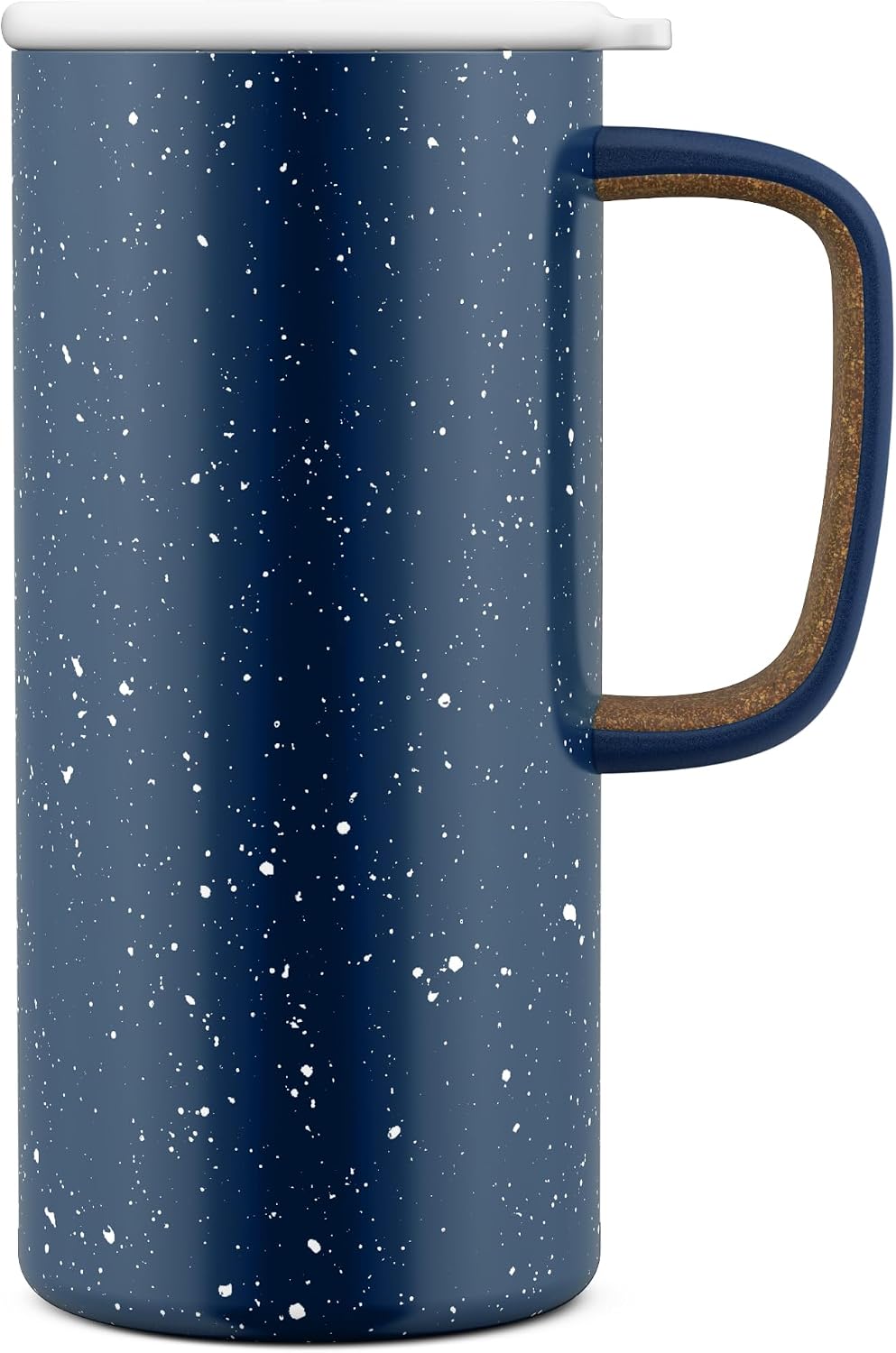 Ello Campy 18oz Insulated Stainless Steel Travel Mug with Handle, Avalon Sea