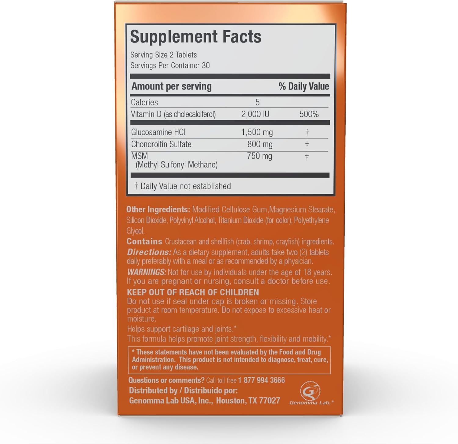 X Ray Dol Triple Action Joint Support Supplement, 60 Count, 1 Pack | Glucosamine 1500mg, Chondroitin 800mg, MSM 750mg, 5X Vitamin D, Supports Healthy Joints, Bones & Cartilage