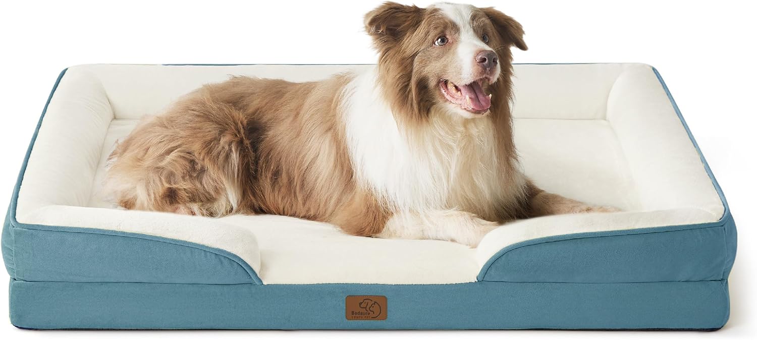 Bedsure Orthopedic Dog Beds Large Sized Dog with Removable Washable Cover
