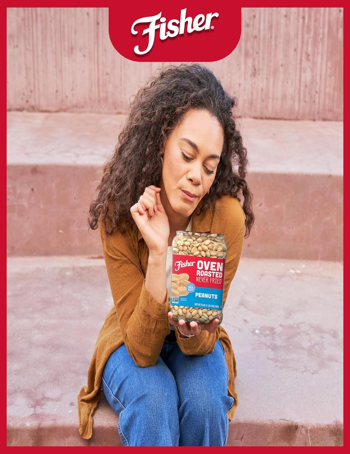 Fisher Oven Roasted Never Fried Deluxe Mixed Nuts, 24 Ounces