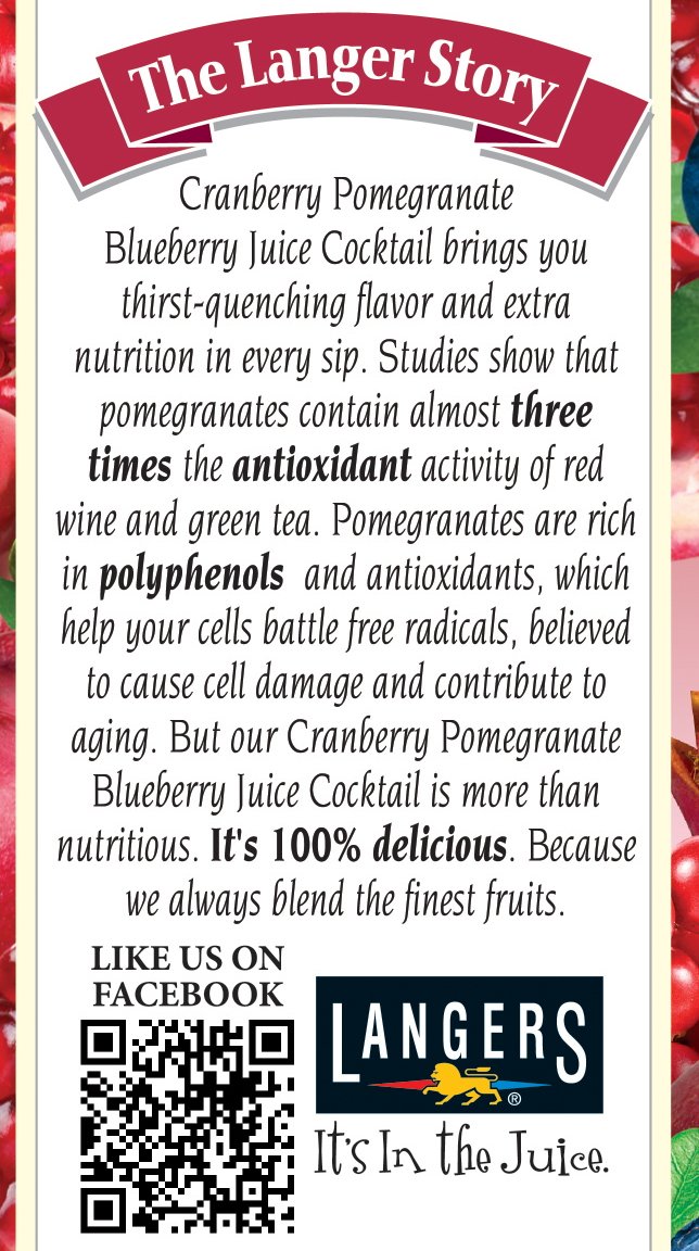 Langers Juice Cocktail, Pineapple Orange Guava, 15.2 Fl Oz (Pack of 12)