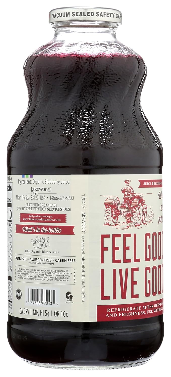 Lakewood Organic Black Cherry Concentrate Juice, 12.5 Ounce (Pack of 6)