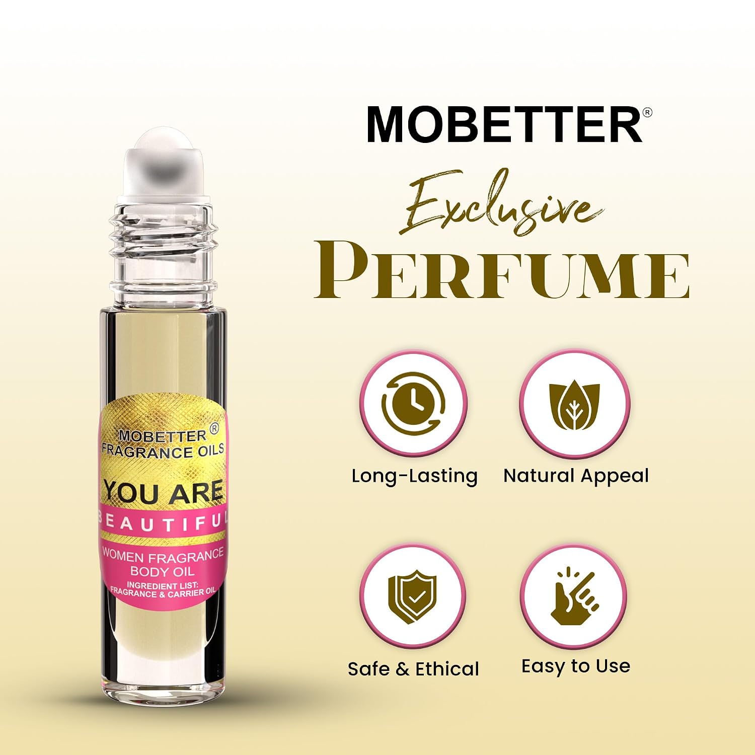 MOBETTER FRAGRANCE OILS' You Are Beautiful Fragrance Body Oil for Women