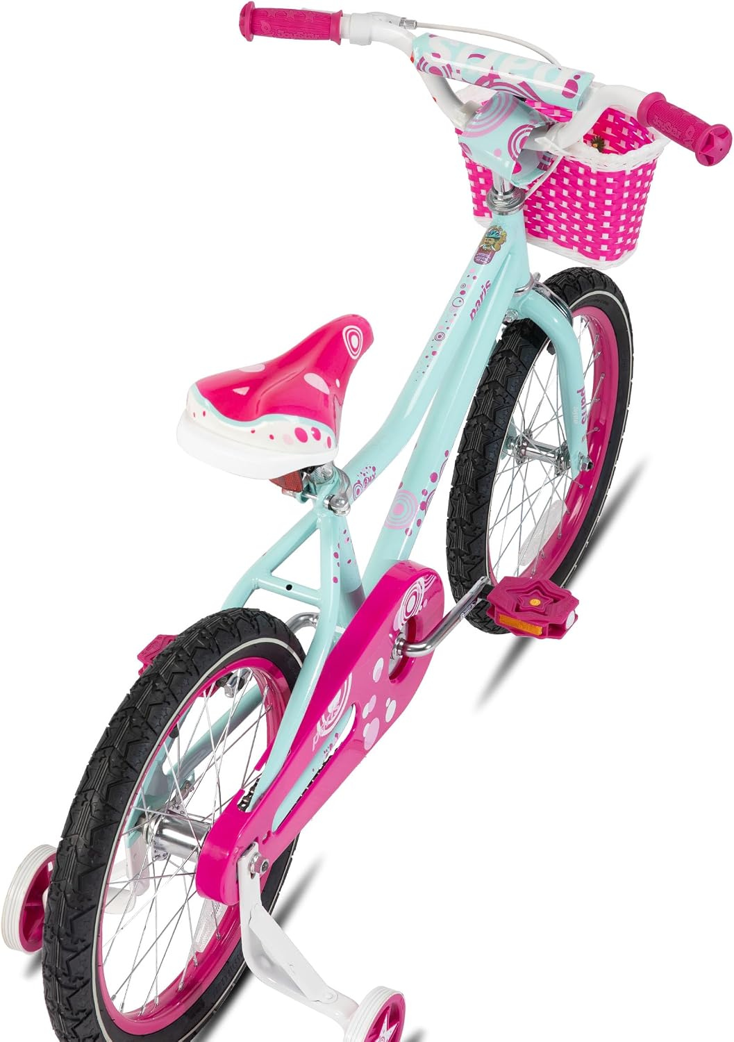 JOYSTAR Paris Girls Bike with Training Wheels for Ages 3-10Y