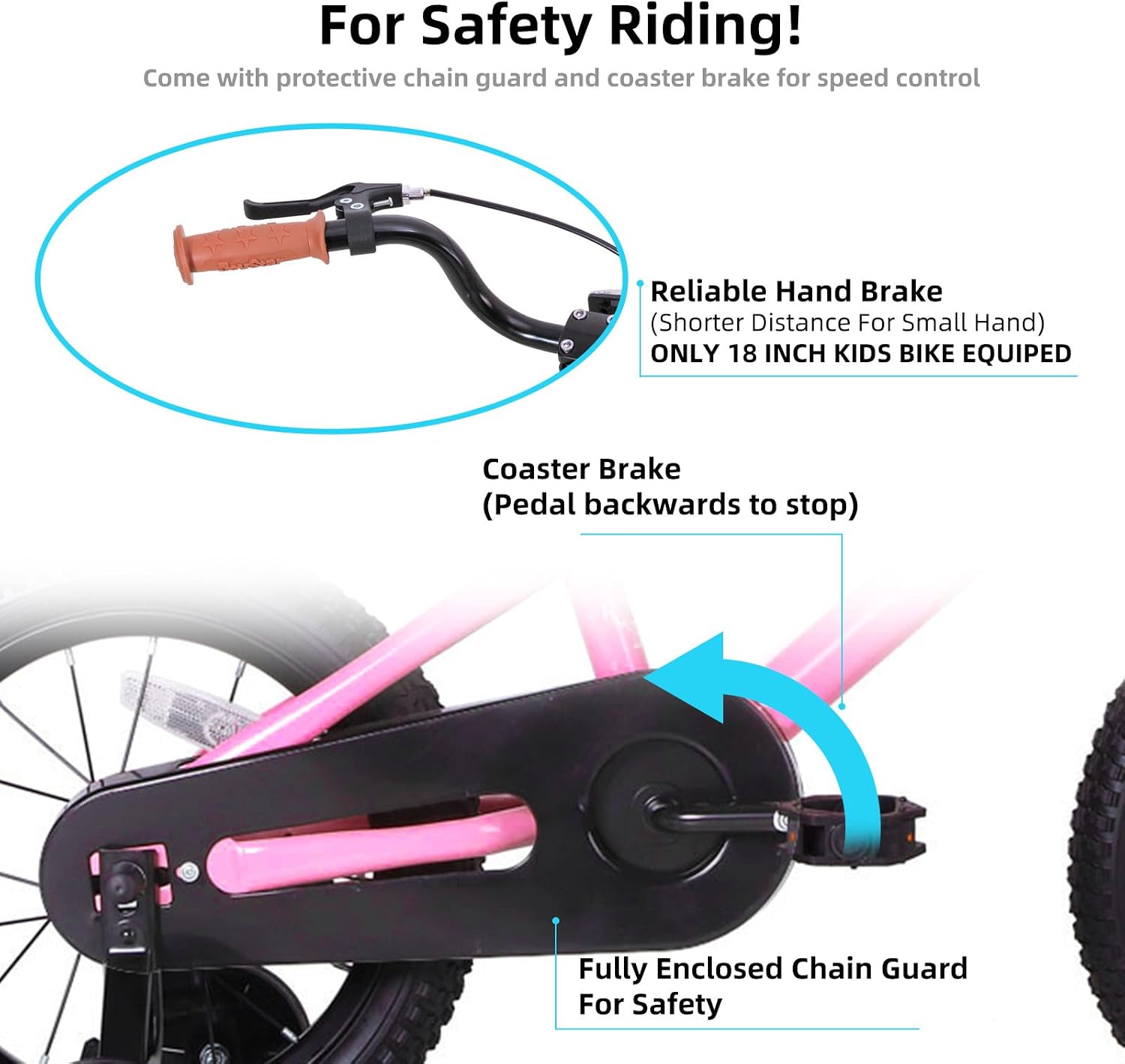 JOYSTAR Kids Bike for Ages 2-12 Years Boys Girls BMX Style Bicycle | 12-20 Inch Kids Bike with Training Wheels, Children Bicycle for Kids & Toddler