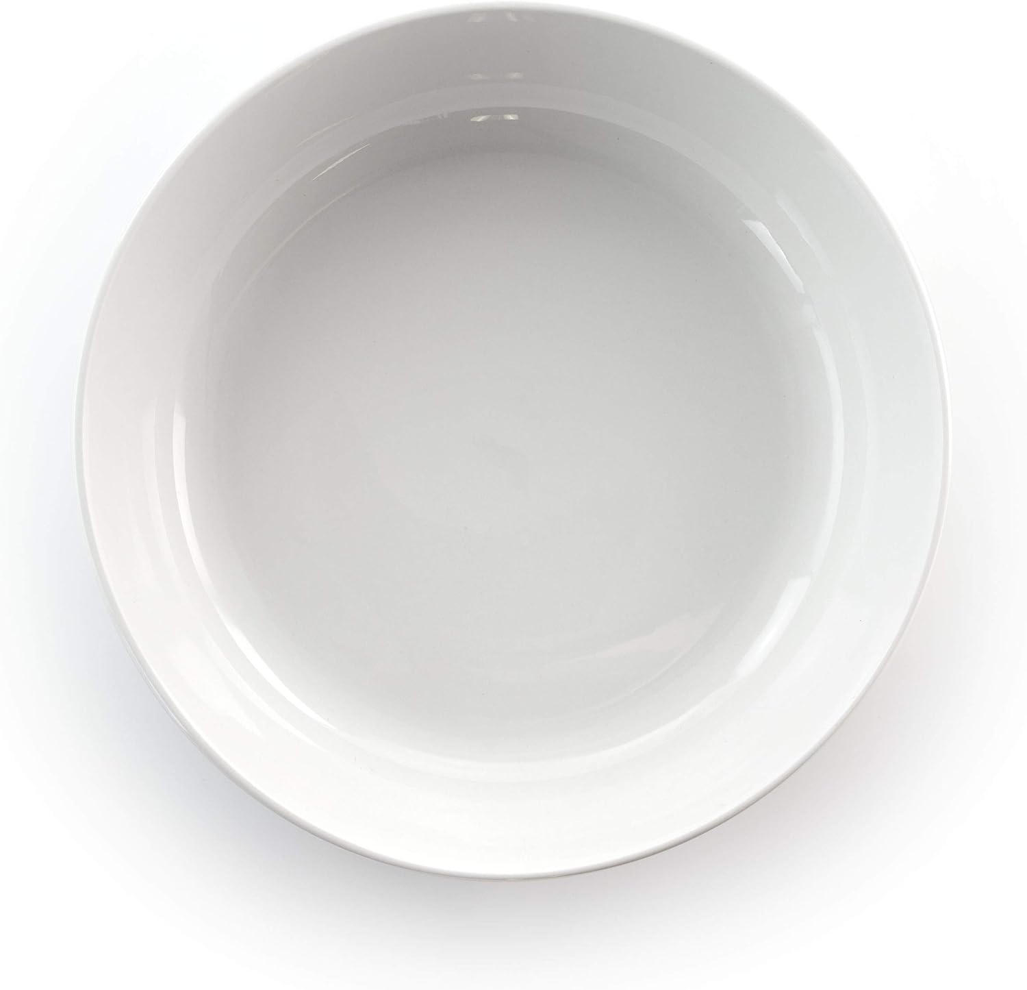 Elama White Porcelain Dish Dinnerware Set, 18 Piece, Newman