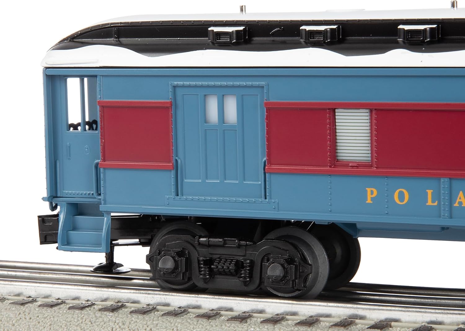Lionel Warner Brothers The Polar Express Combination Car – O Gauge Model Train Passenger Car with Diecast Trucks, Operating Couplers