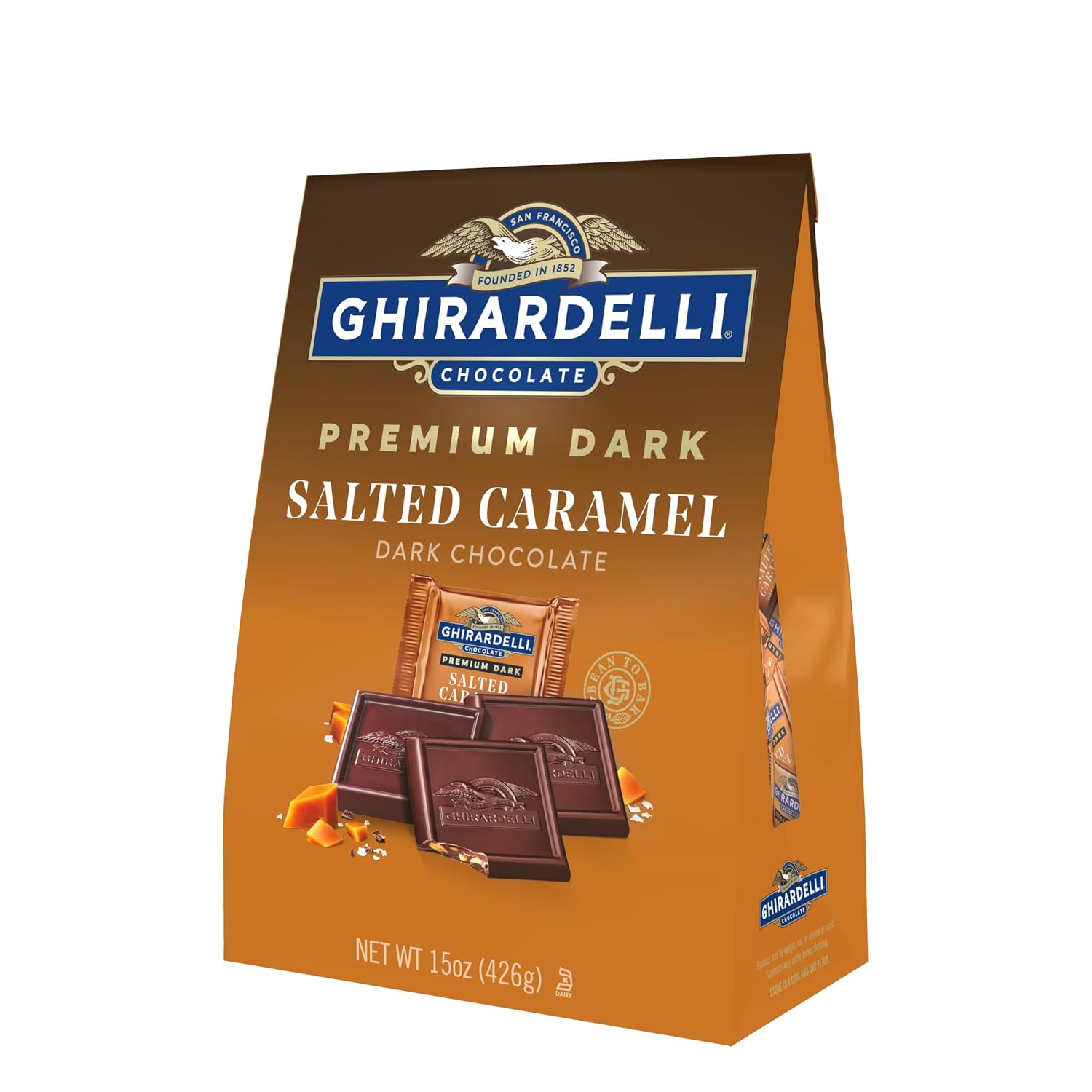 GHIRARDELLI PREMIUM DARK Chocolate Bar, 86% Cacao, 3.17oz Bar, 12 Pack