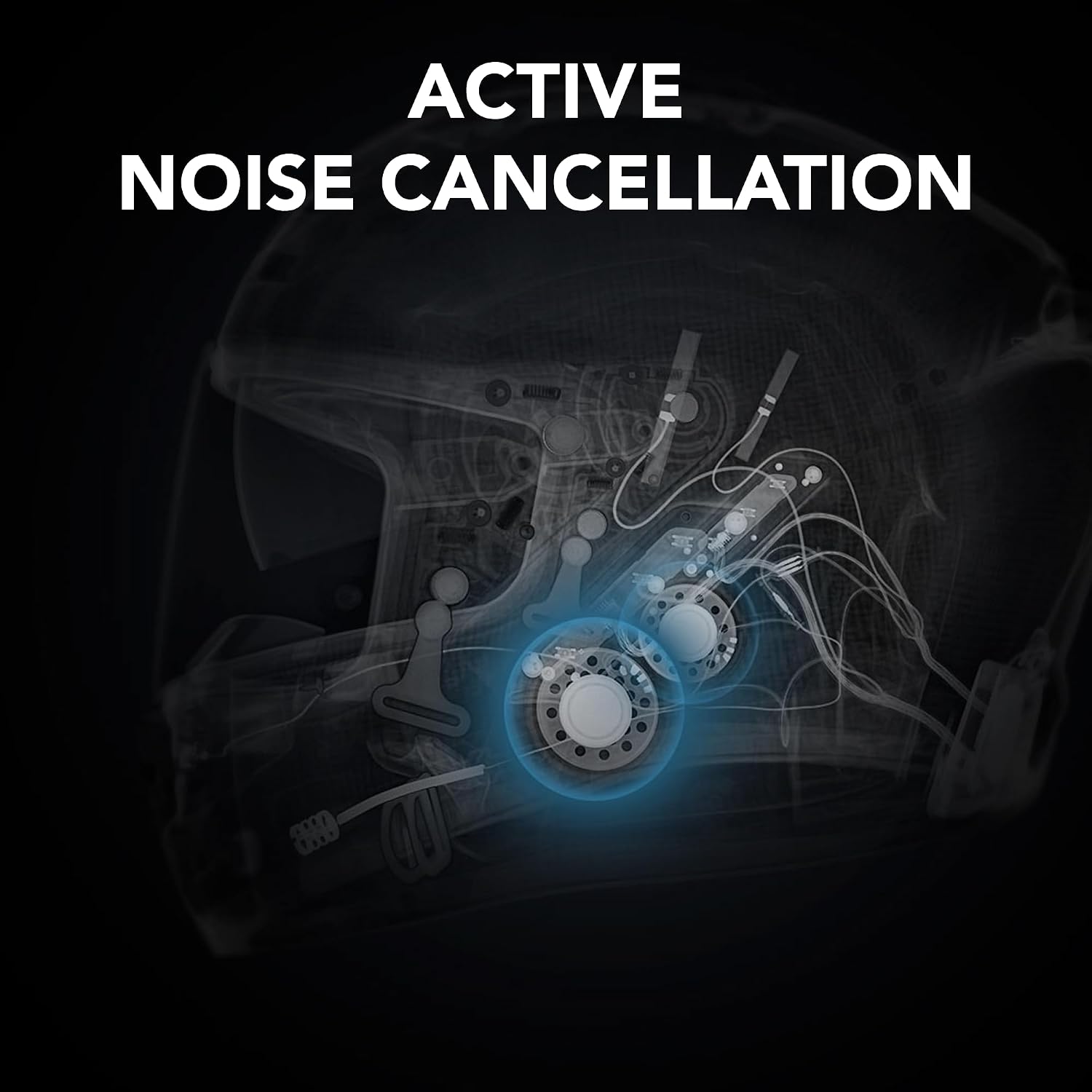 Sena Phantom and ANC Full Face Smart Motorcycle Helmet with Integrated Communications, LED Lighting, and 2nd Generation Sound by Harman Kardon