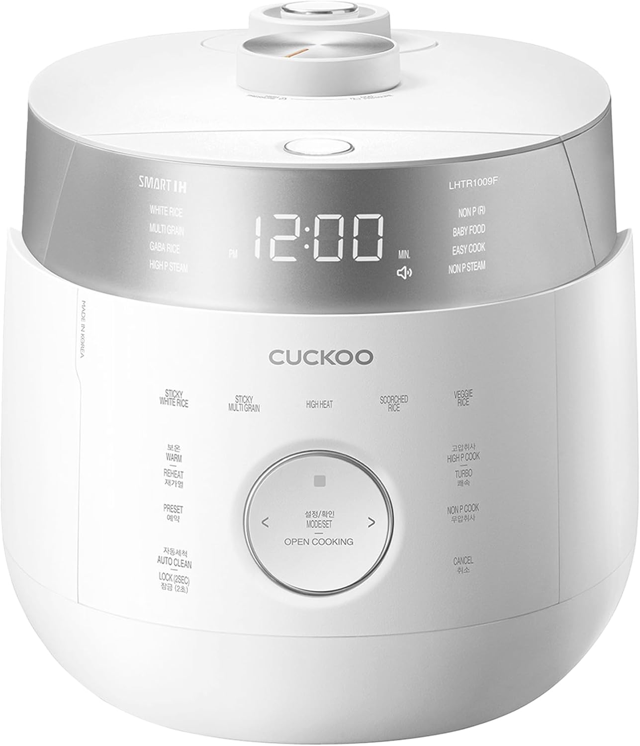 CUCKOO Twin Pressure Induction Rice Cooker, 20-Cup Cooked, CRP-LHTR1009FW