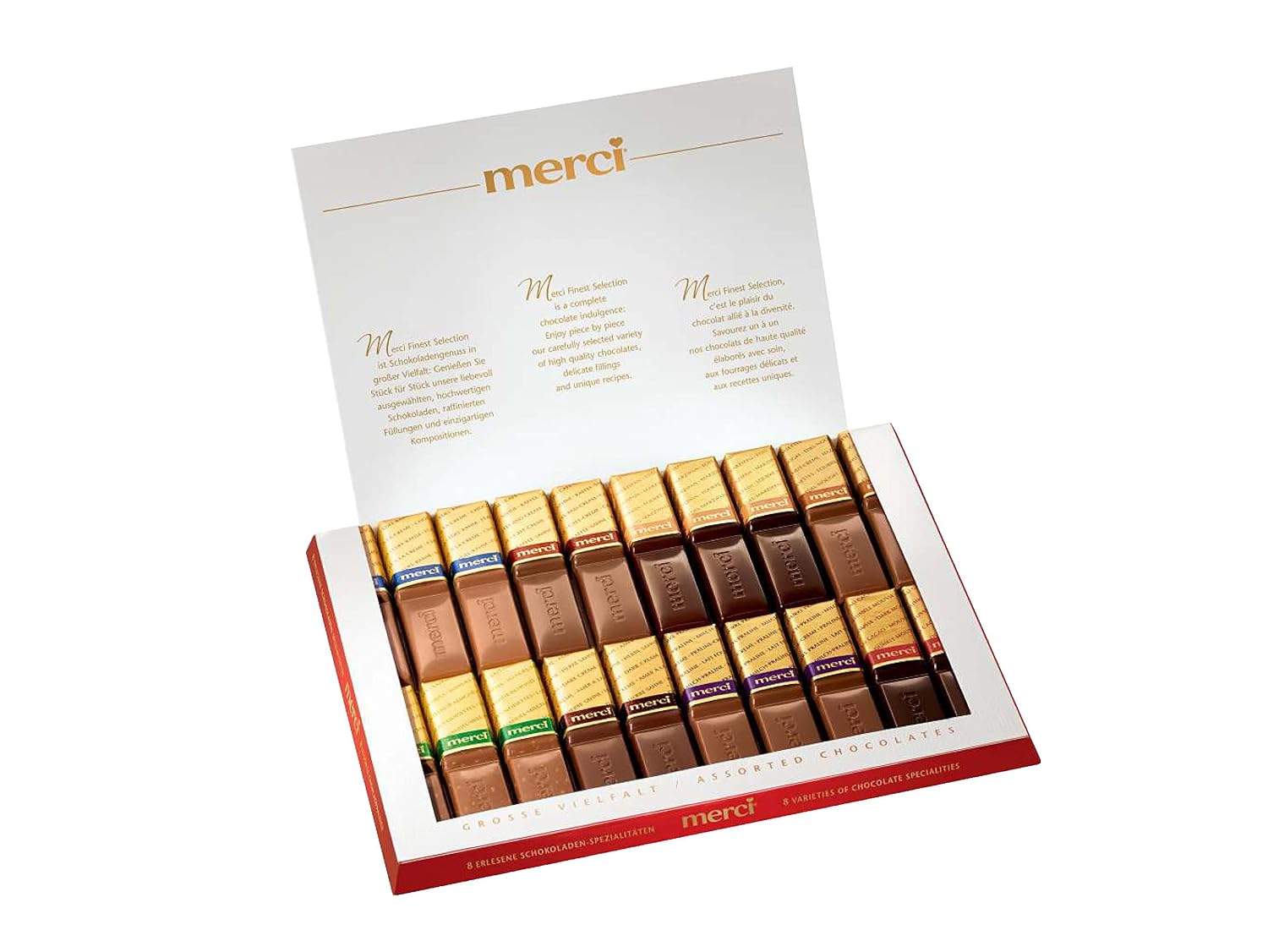 Merci Assorted Chocolate Finest Selection 8 Flavors