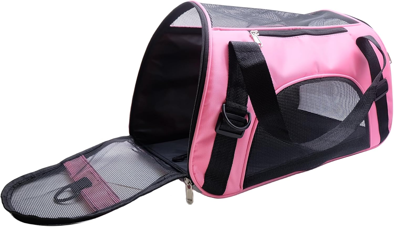 ZaneSun Cat Carrier,Soft-Sided Pet Travel Carrier for Cats,Dogs Puppy Comfort Portable Foldable Pet Bag Airline Approved (Small Blue)