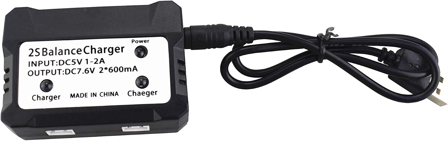 sea jump Accessories 2PCS 7.4V 2800mah Lithium Battery with 2in1 Charger for HS720 HS720E Folding Brushless Quadcopter Accessories