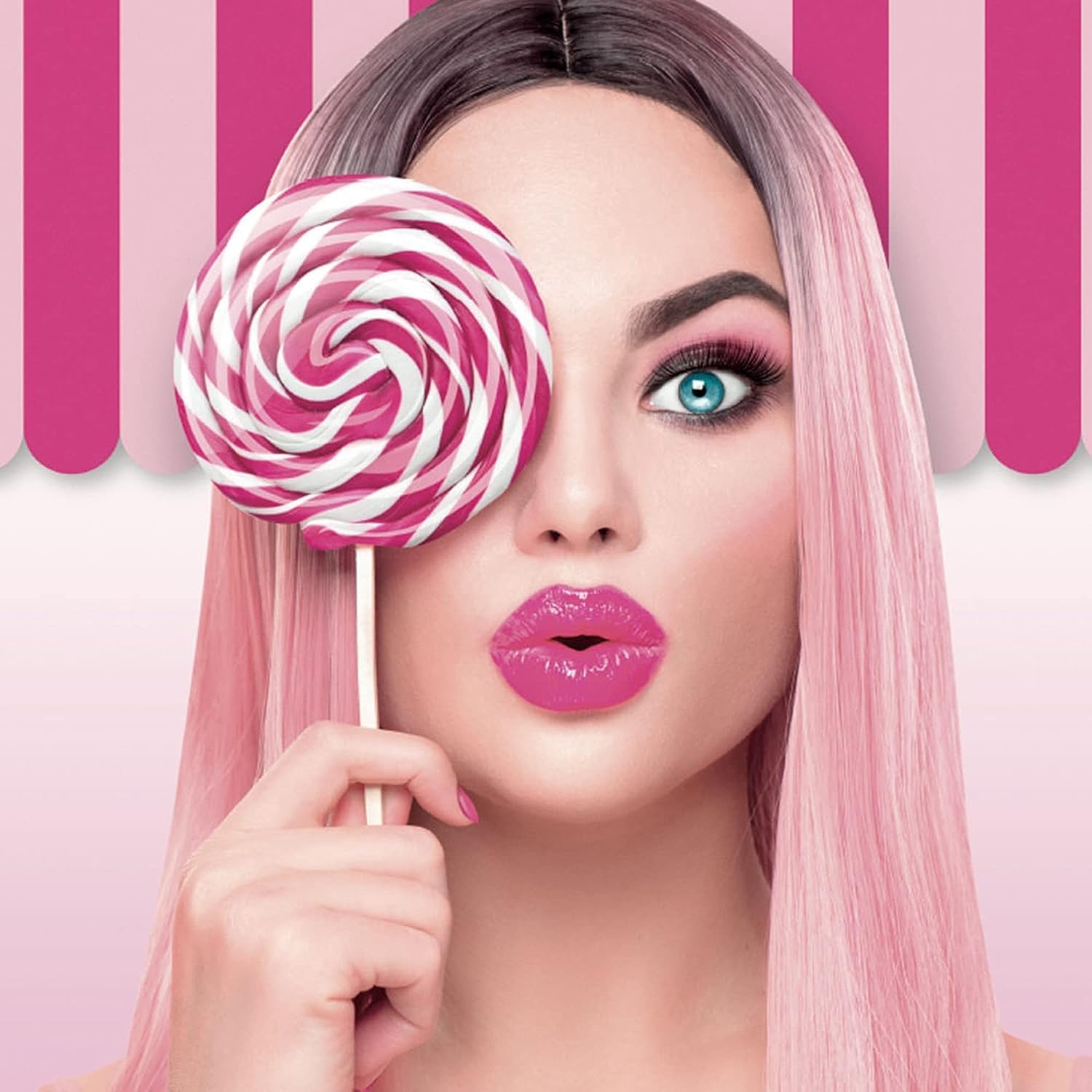 Pink Sugar Eau de Toilette Perfume for Women, Floral + Fruity Scent, Notes of Raspberry, Cotton Candy, and Vanilla, Sweet and Sensual Fragrance