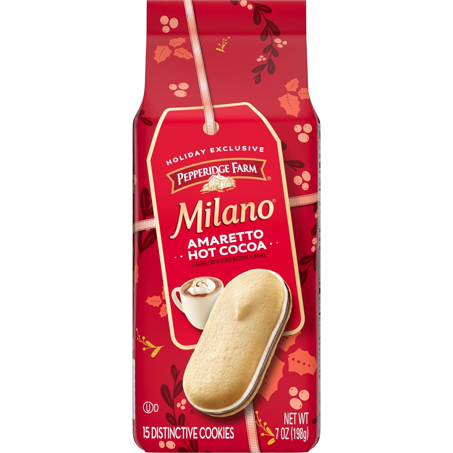 Pepperidge Farm Milano Cookies, Dark Chocolate, 20 Packs Tub, 2 Cookies Per Pack