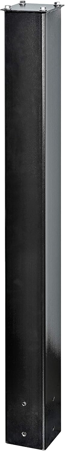 Mail Boss 7506 Mail Manager Security Mailbox and 7121 Mounting Post, Black