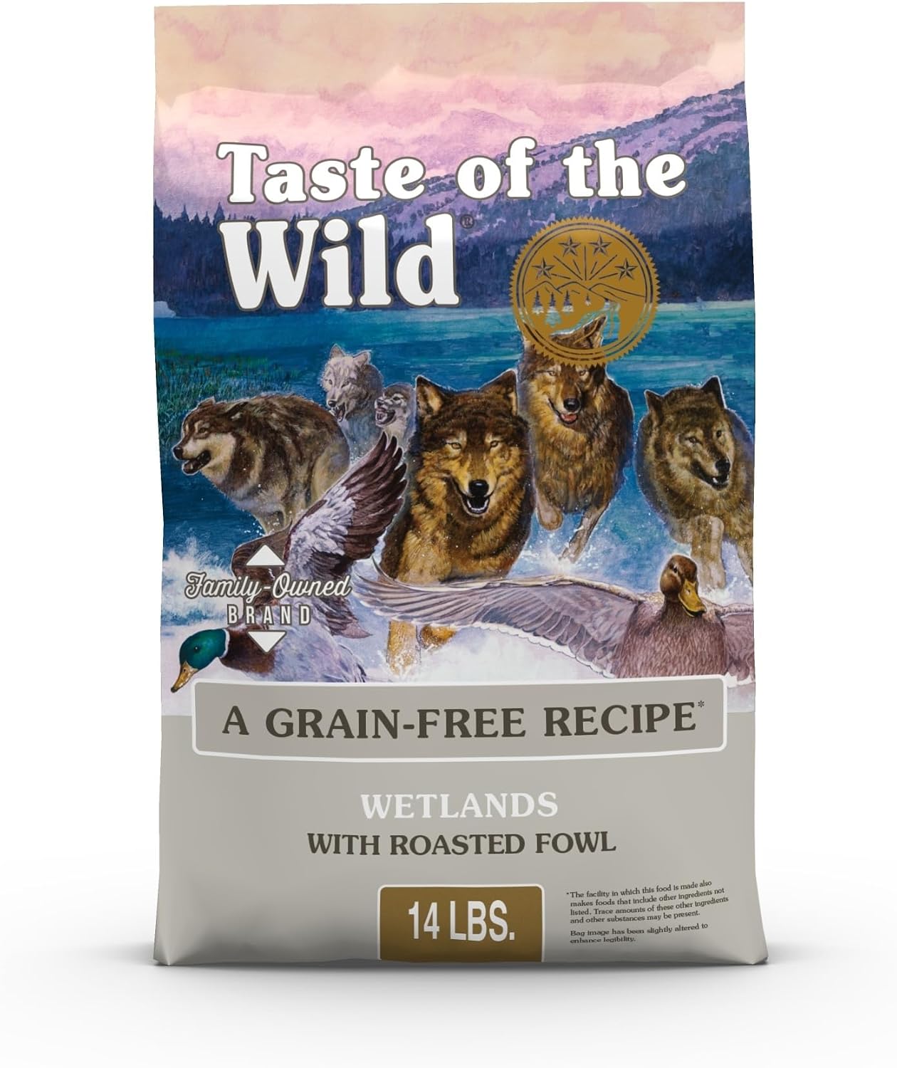 Taste of the Wild Pacific Stream Adult Dry Dog Food, Salmon, 5lb | Grain Free Recipe* | Nutrient Dense to Help Support Peak Health | Guaranteed Omega Fatty Acids to Help Support Skin & Coat