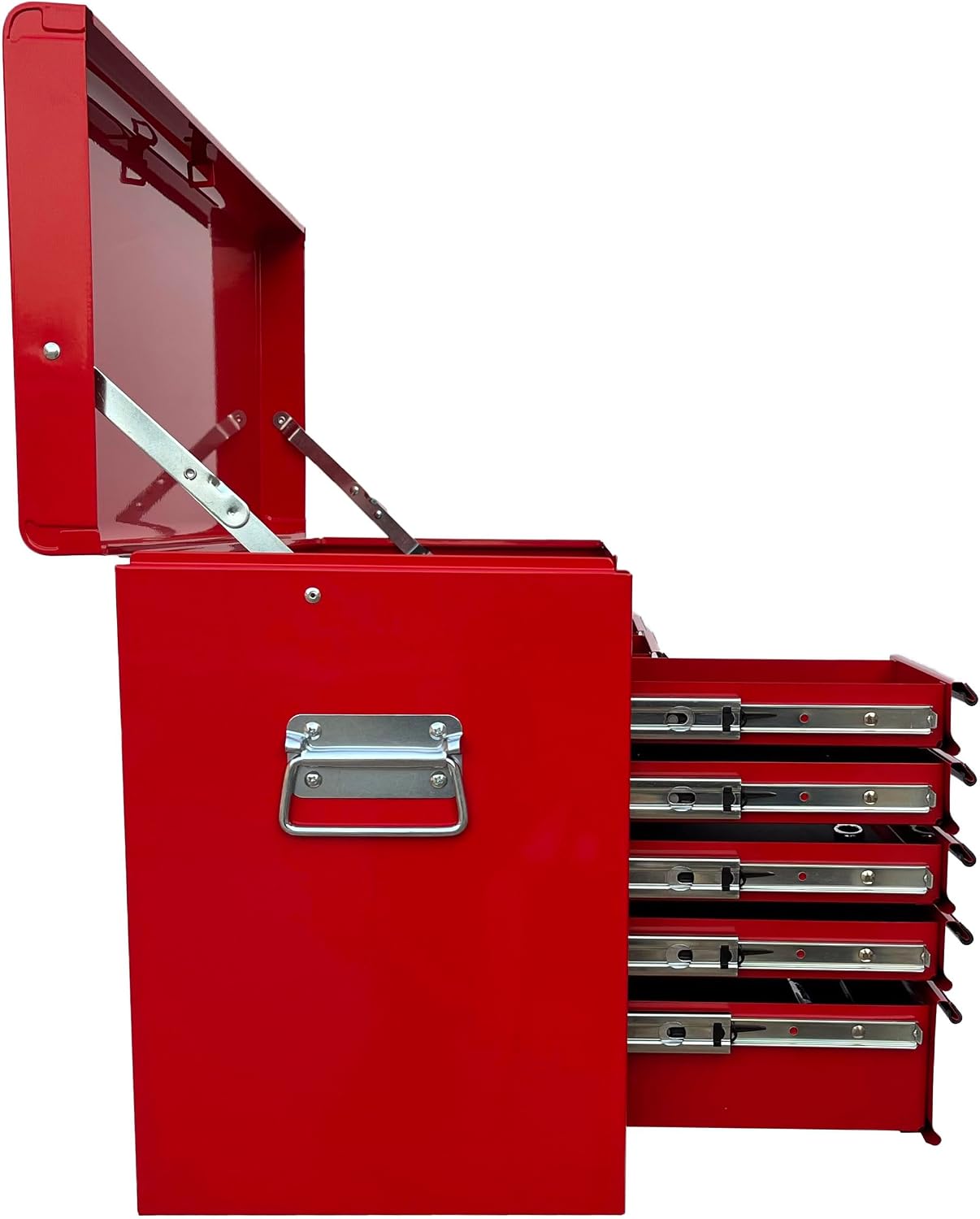 Workington Portable Metal Tool Chest with 9 Drawers, 24" 9-Drawer Tool Chest Cabinet with Ball Bearing Drawer Slides